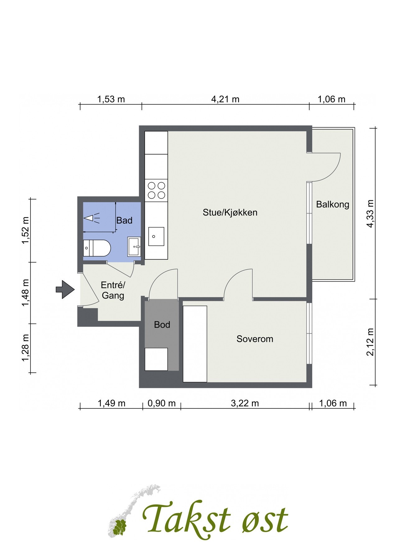 Plantegning. Galleribilde