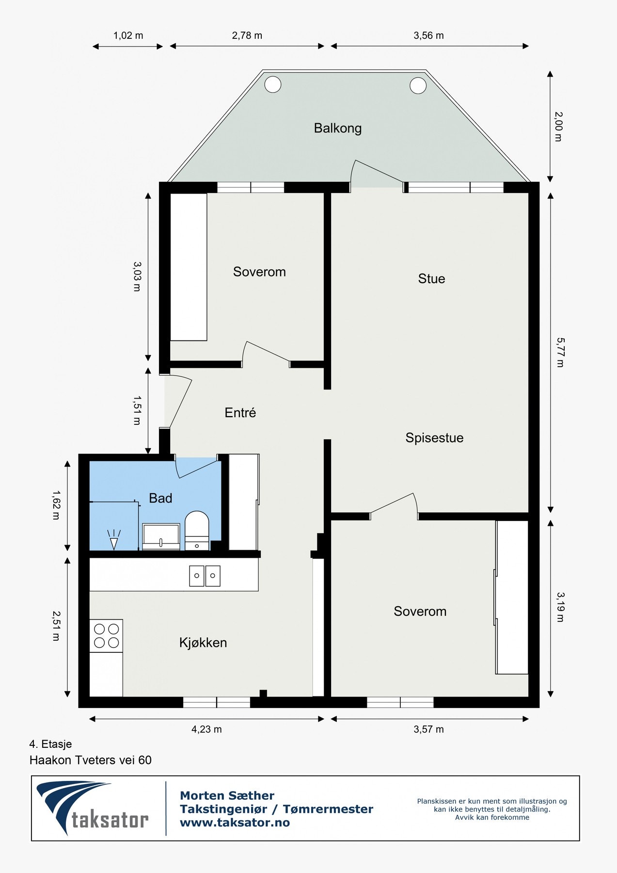 Planskisse. Galleribilde