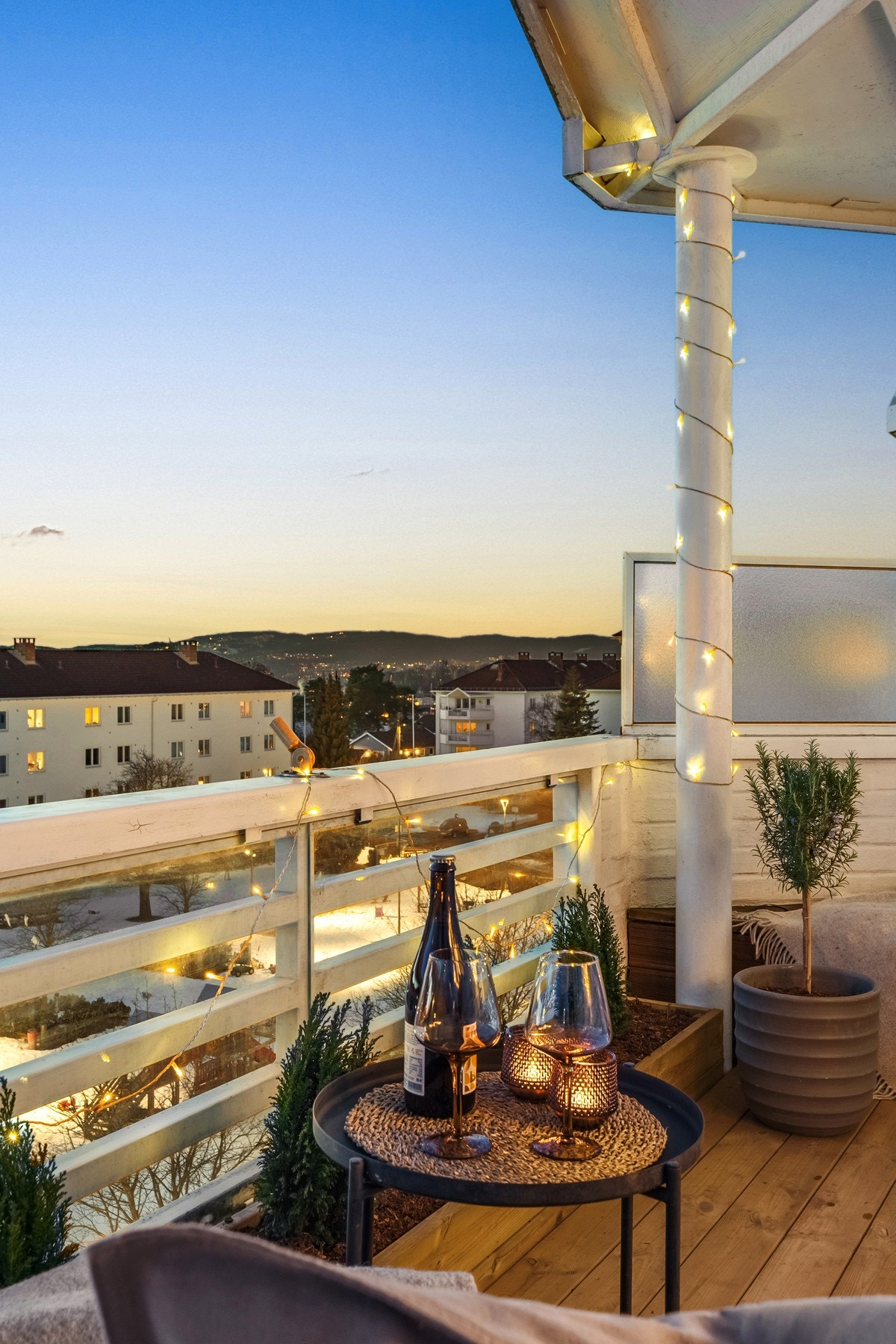 Her kan også nydelige solnedganger bevitnes. Galleribilde