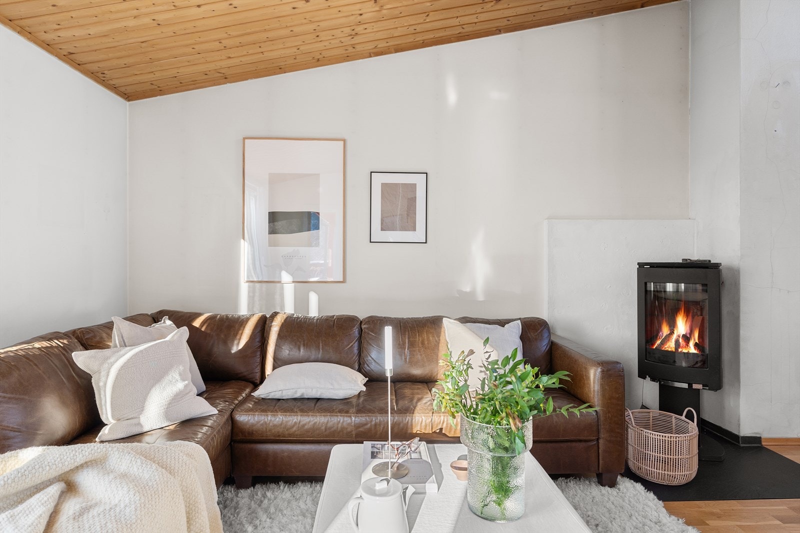 Stue har et areal på 31,1m² Galleribilde