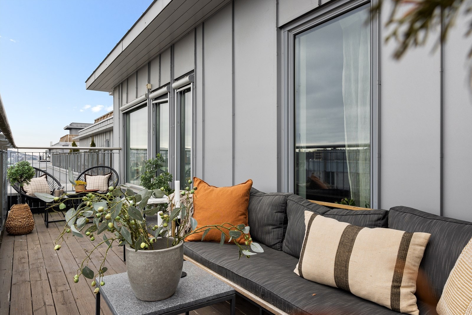 Terrassen kan deles inn i ulike soner. Galleribilde