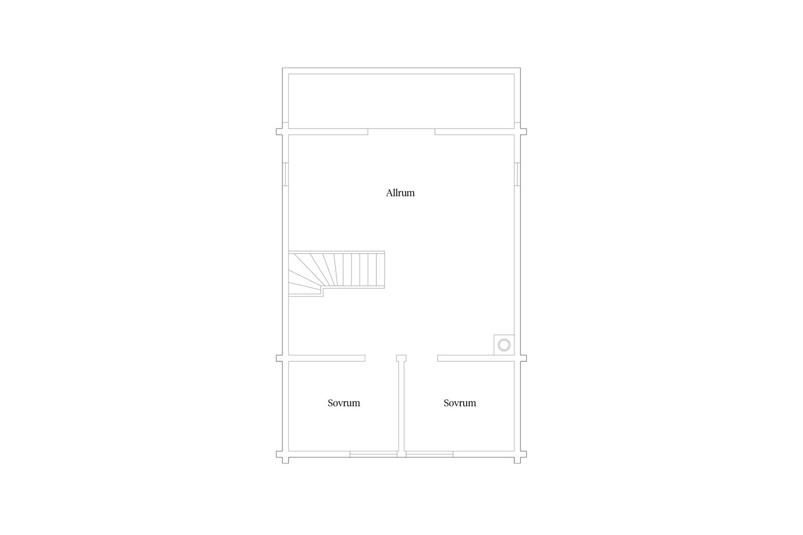 Planskiss Loftvåning Galleribilde