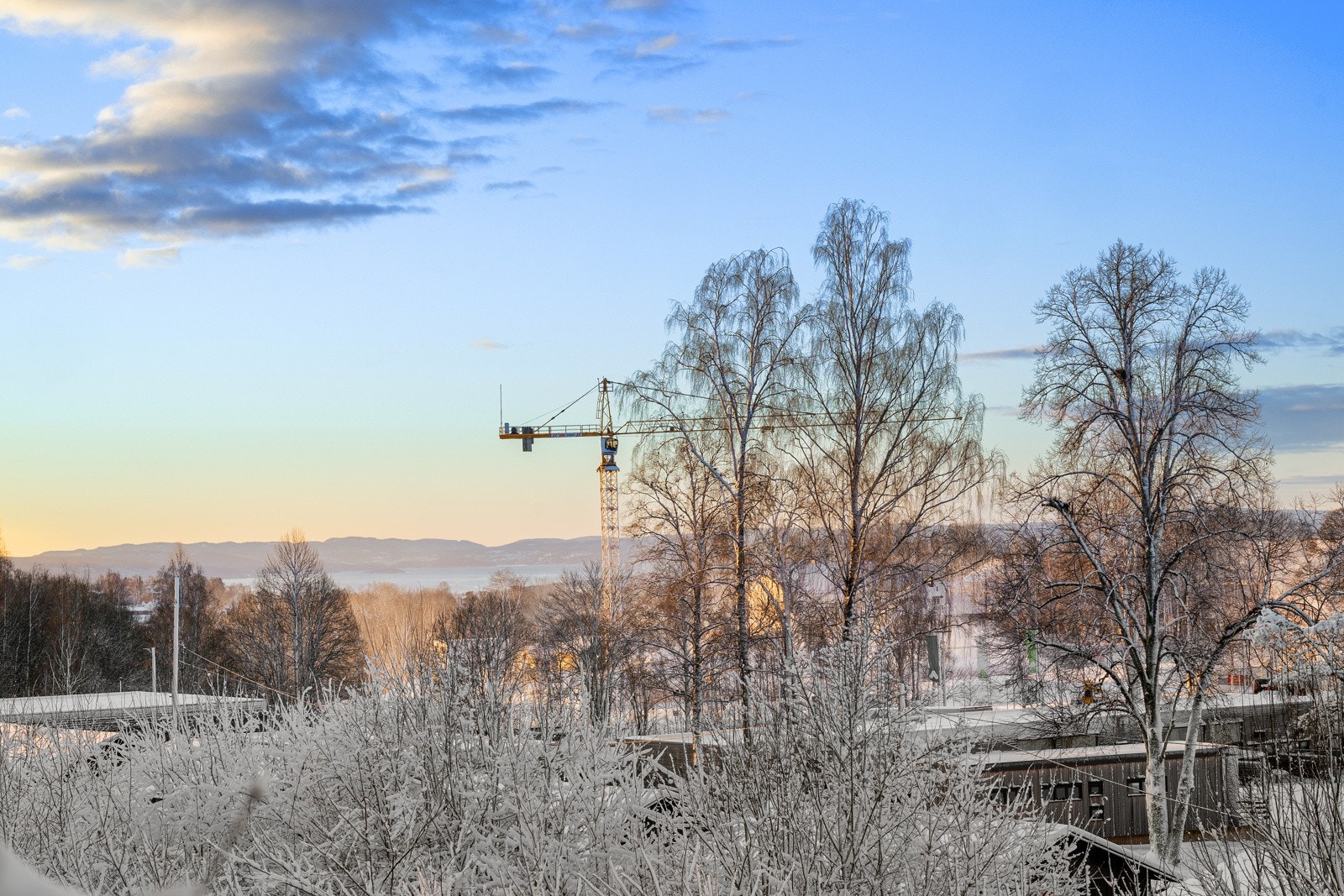 Utsikt fra terrassen. Galleribilde