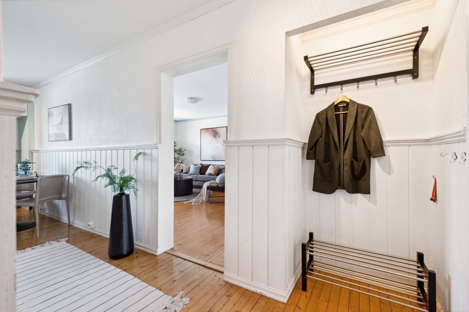 Leiligheten har en god planløsning med separat kjøkken og stue. Galleribilde