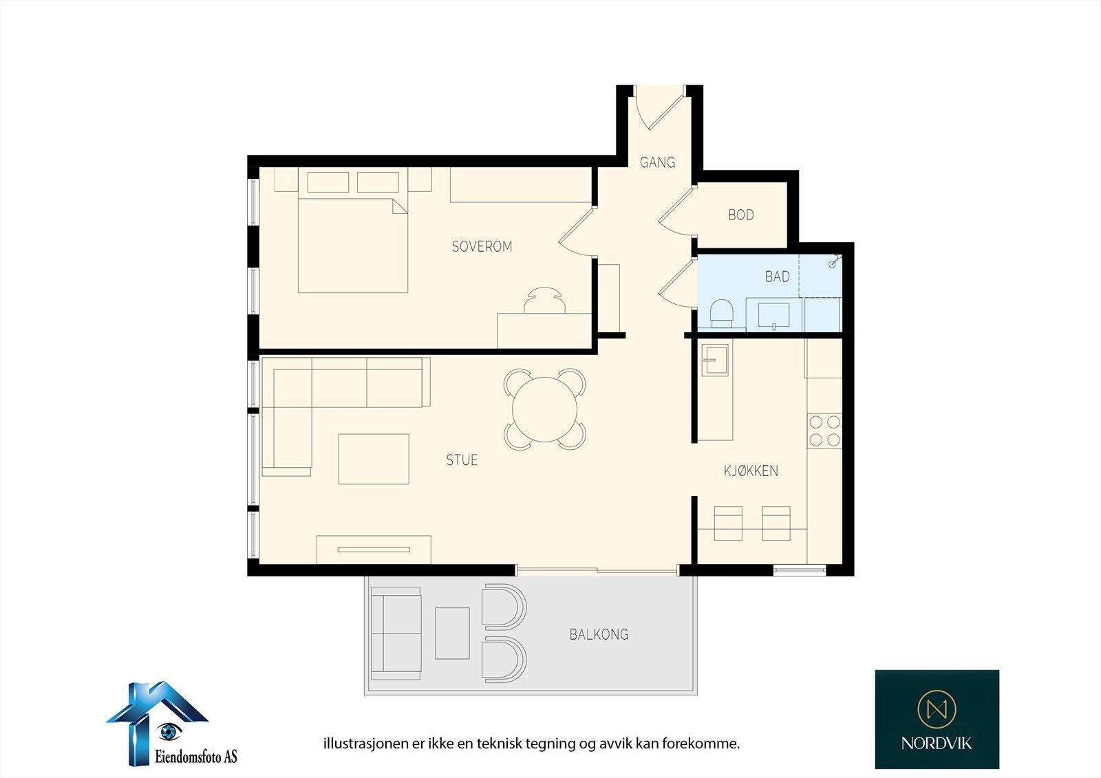 Planskisse Galleribilde