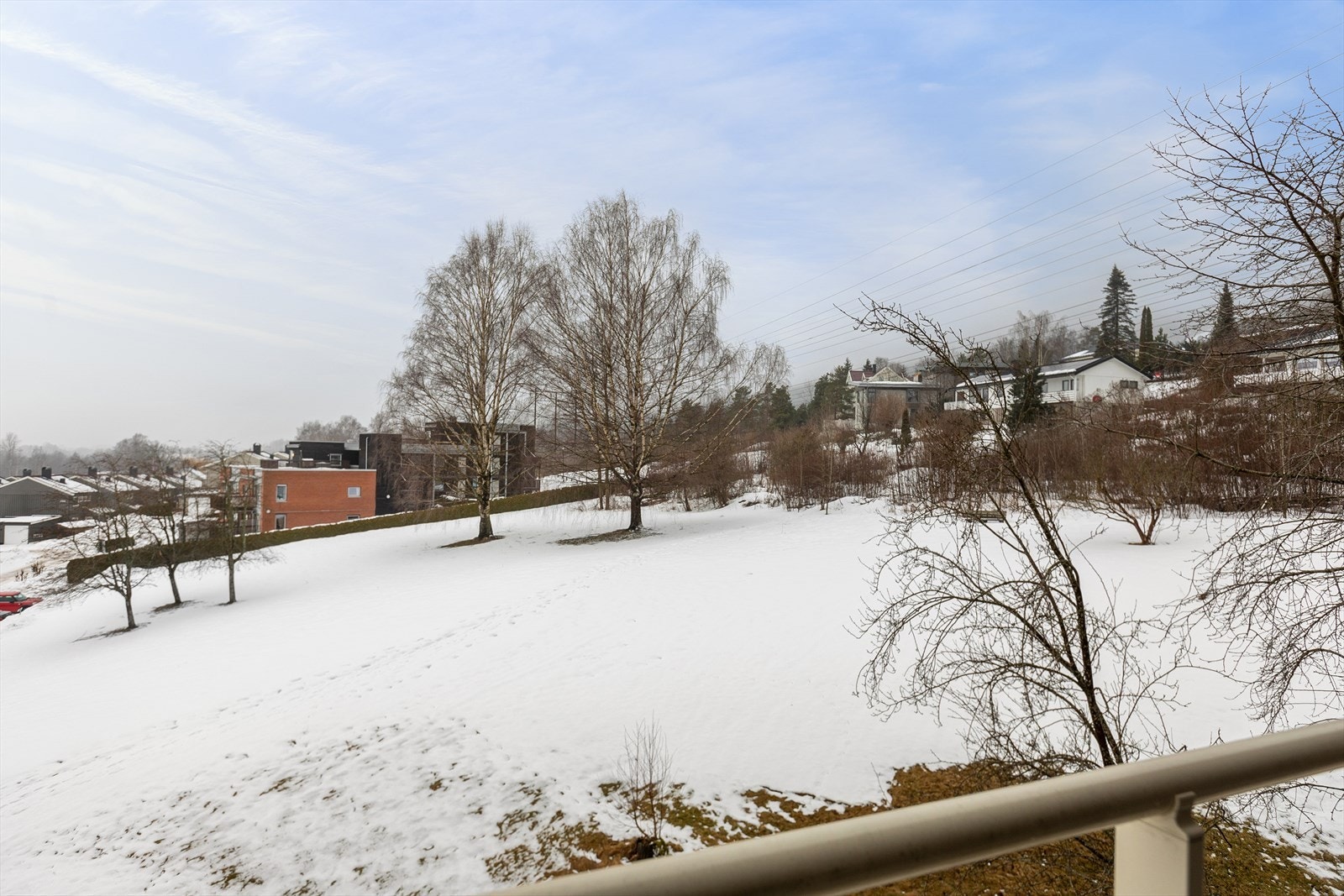 Utsikt fra balkongen Galleribilde