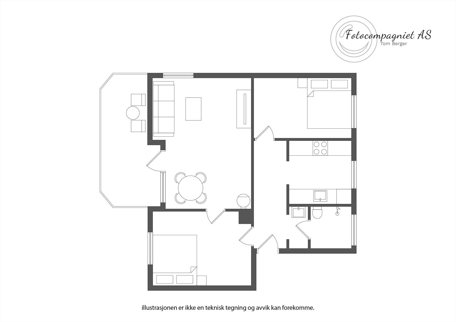 Plantegning Galleribilde