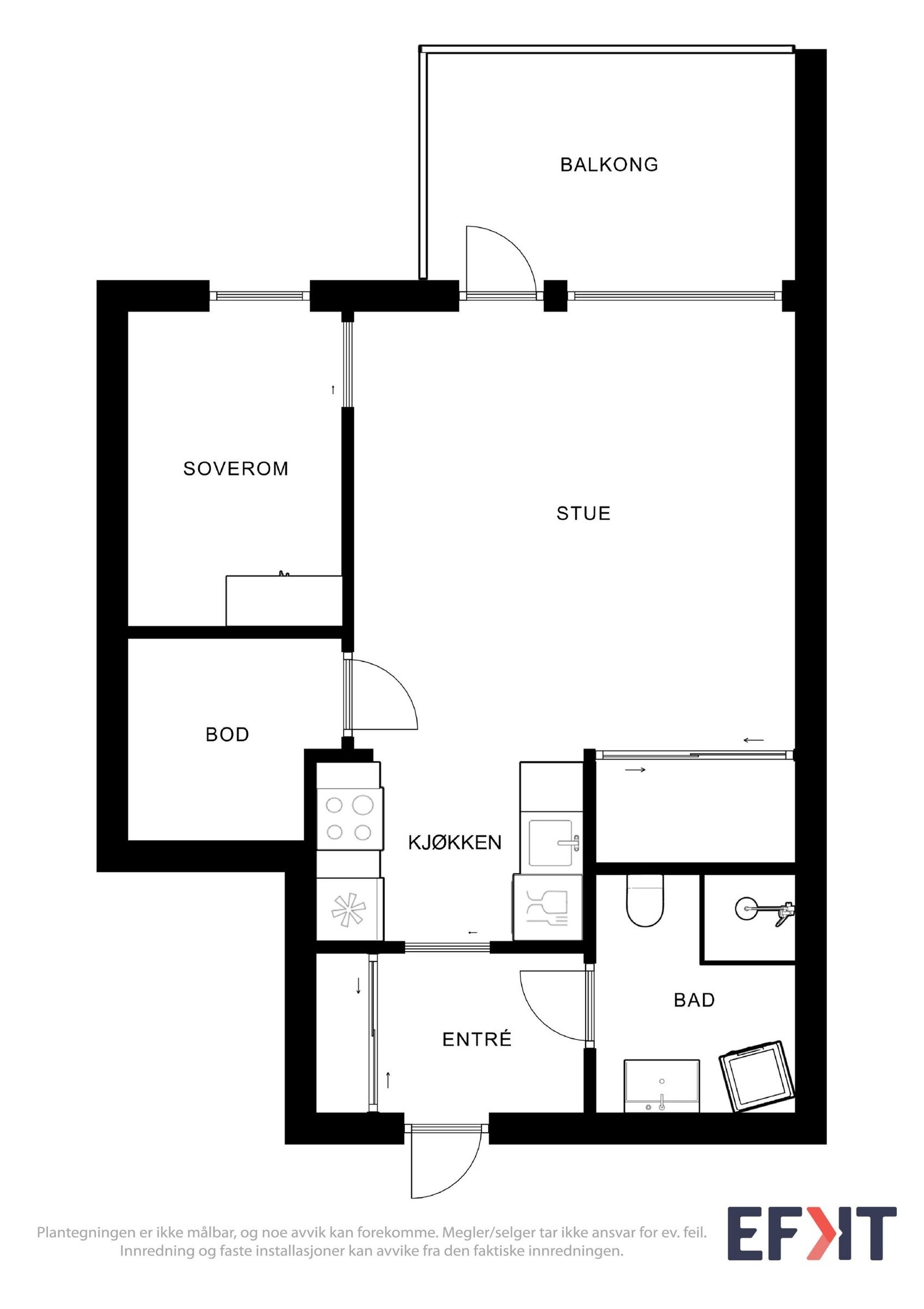 Nåværende planløsning Galleribilde