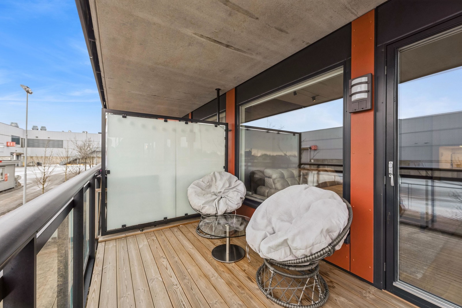 Balkongen på 7kv.m Galleribilde