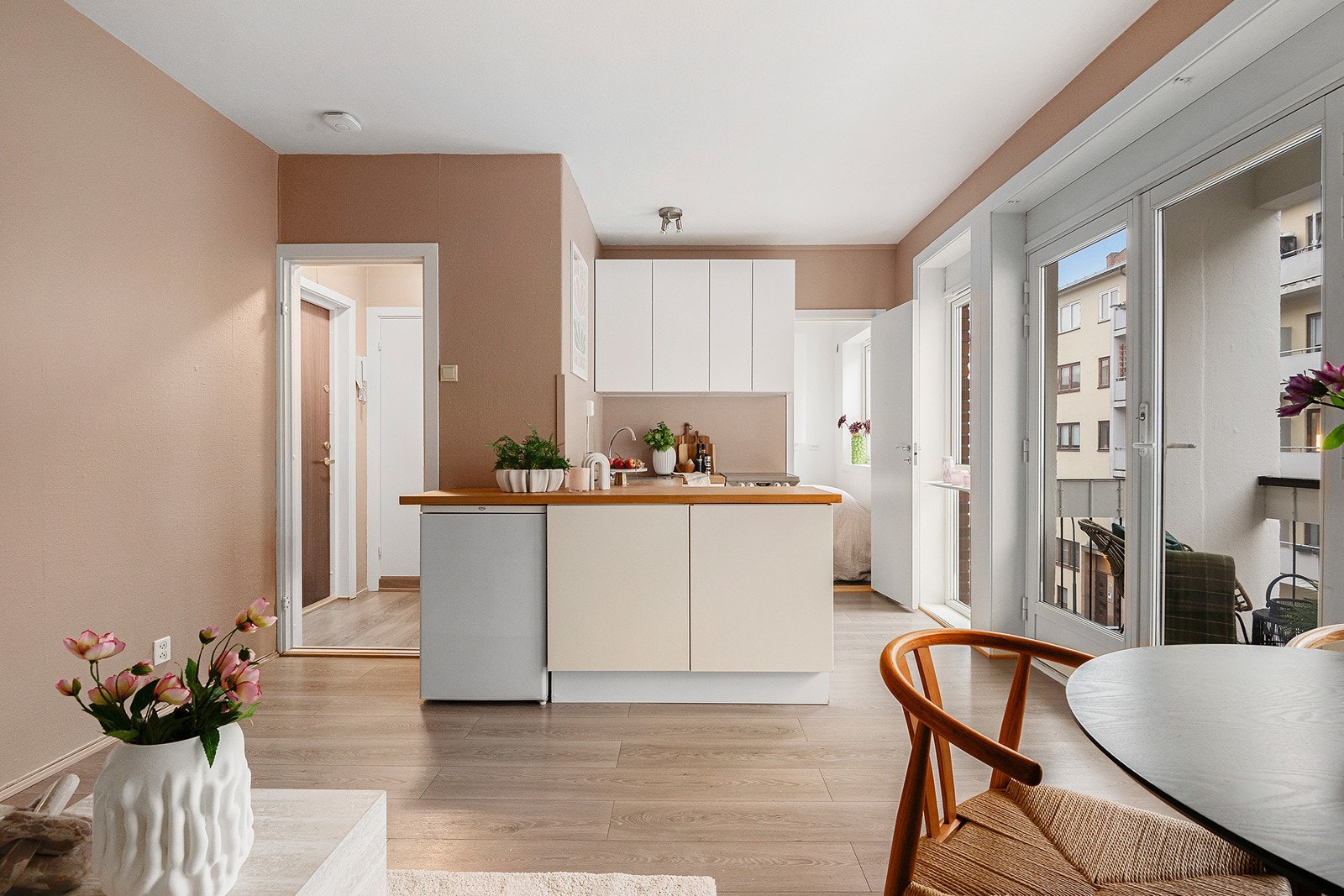 Arealeffektiv planløsning. Galleribilde