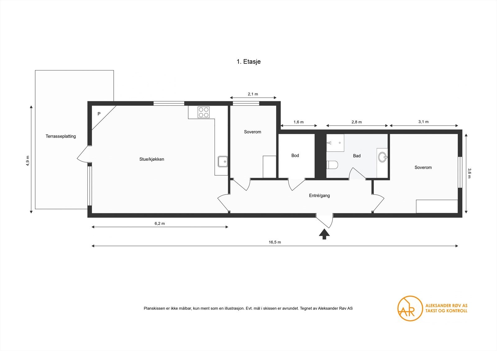 Plantegning Galleribilde