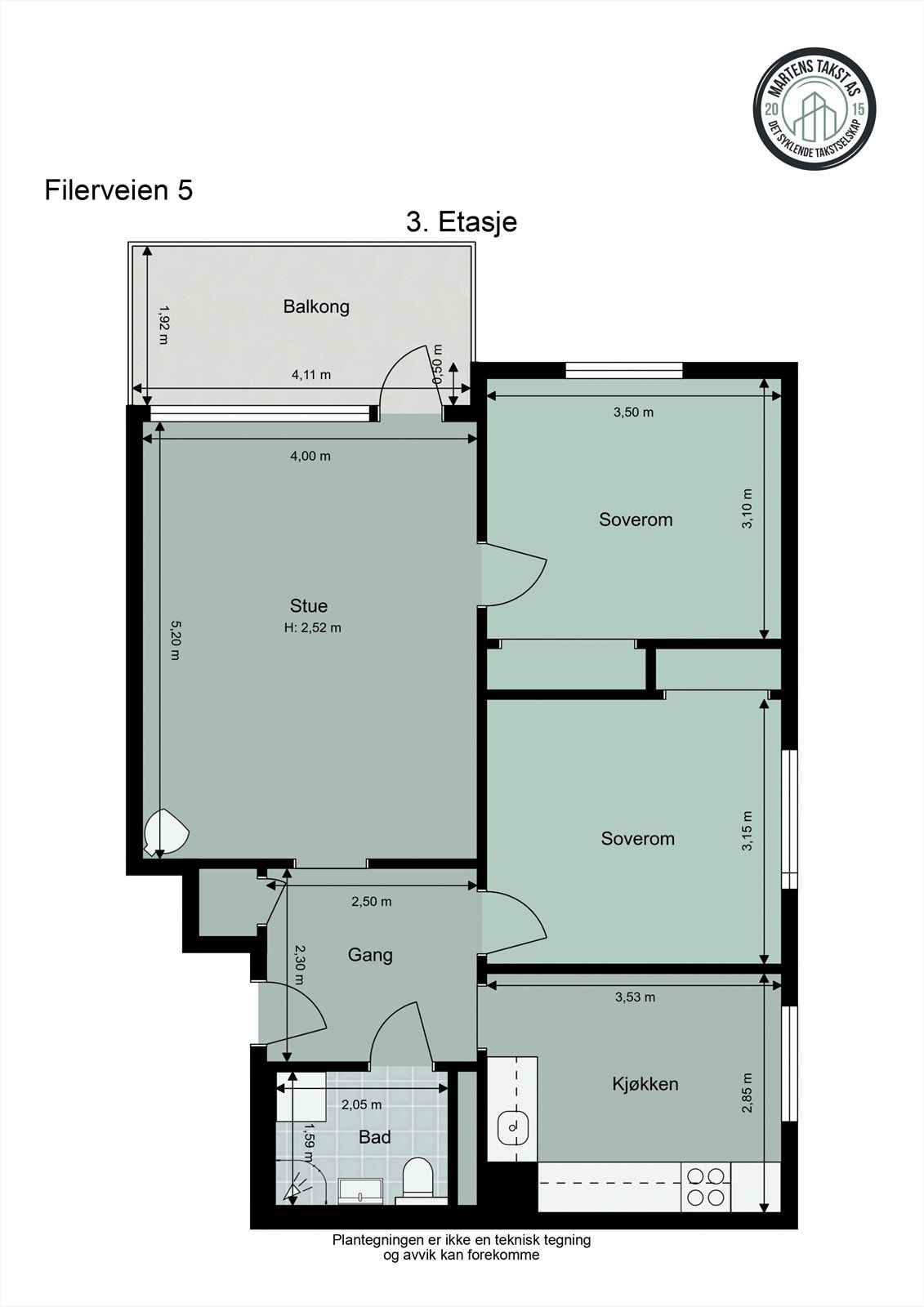 La oss se nærmere på boligens planskisse før du blar videre, slik at du får orientert deg litt. Galleribilde