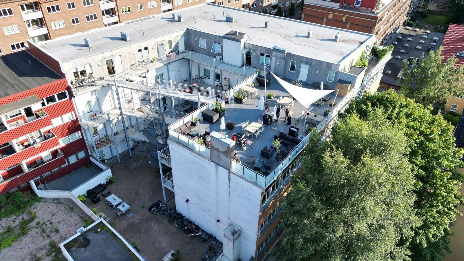 Dronefoto Galleribilde