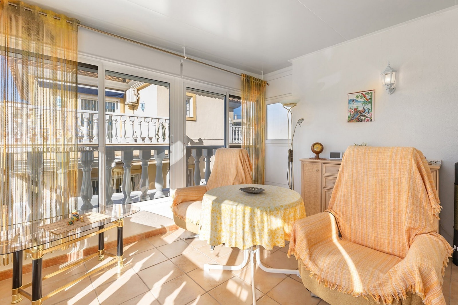 Innglasset terrasse i 2. etasje Galleribilde