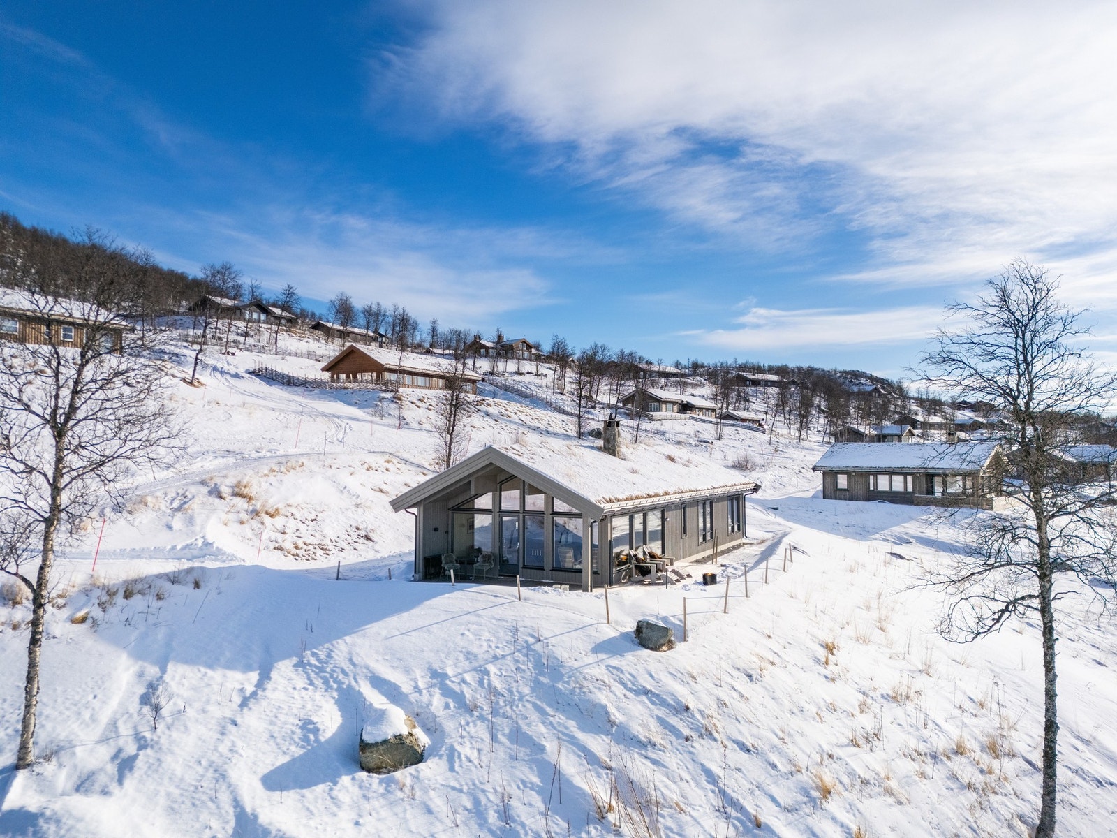 En stor og flott hytte med god planløsning. Galleribilde