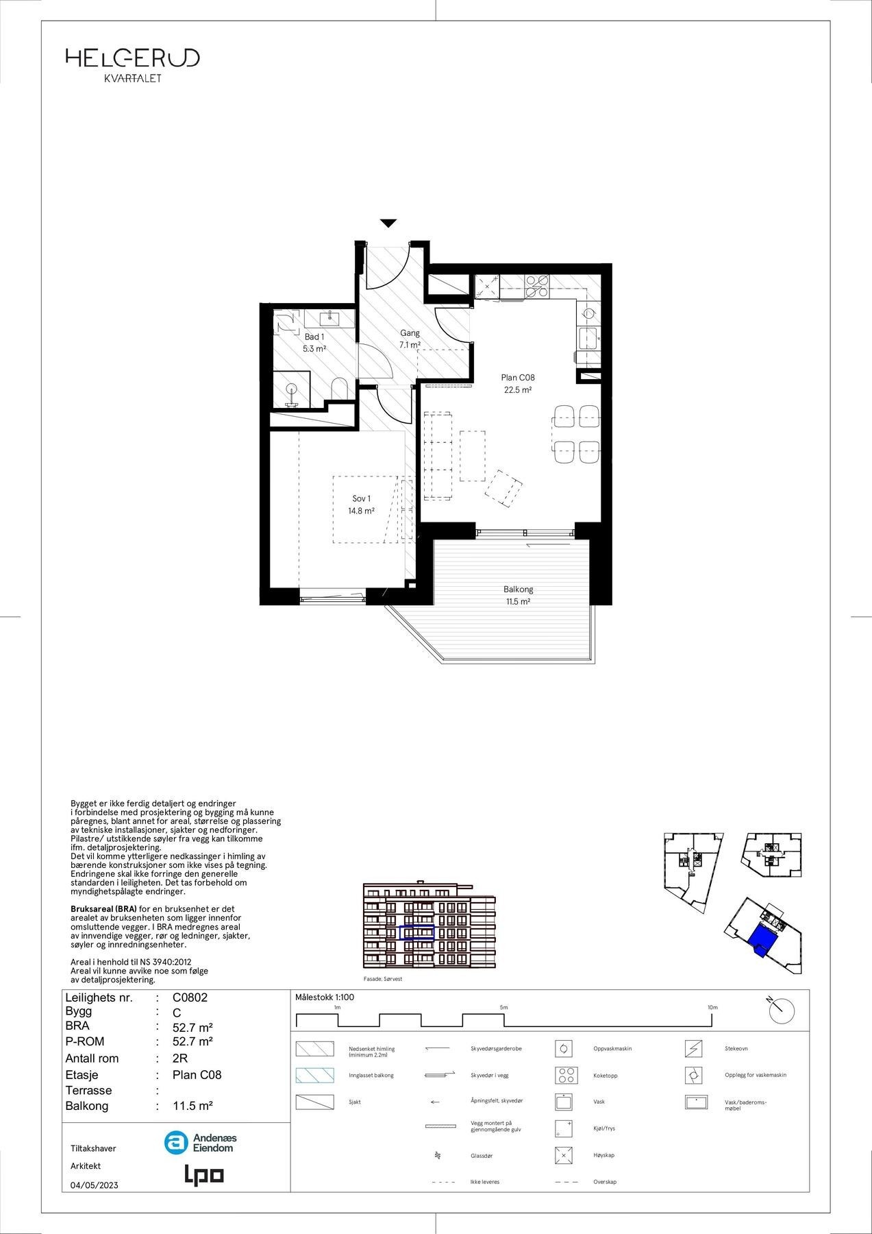 Leiligheten er bra utformet med fin flyt og effektiv planløsning Galleribilde