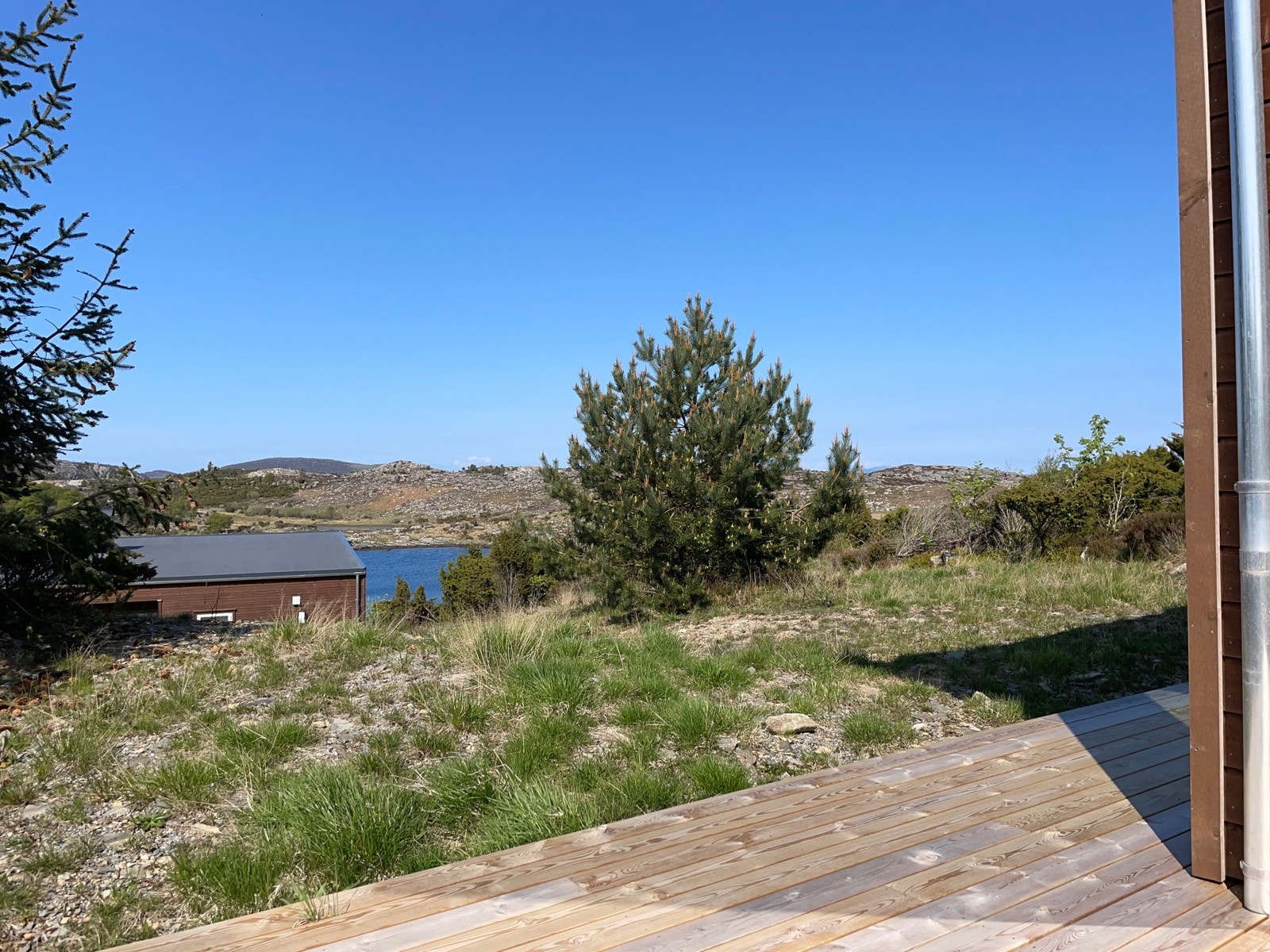 Utsikt fra terrassen Galleribilde