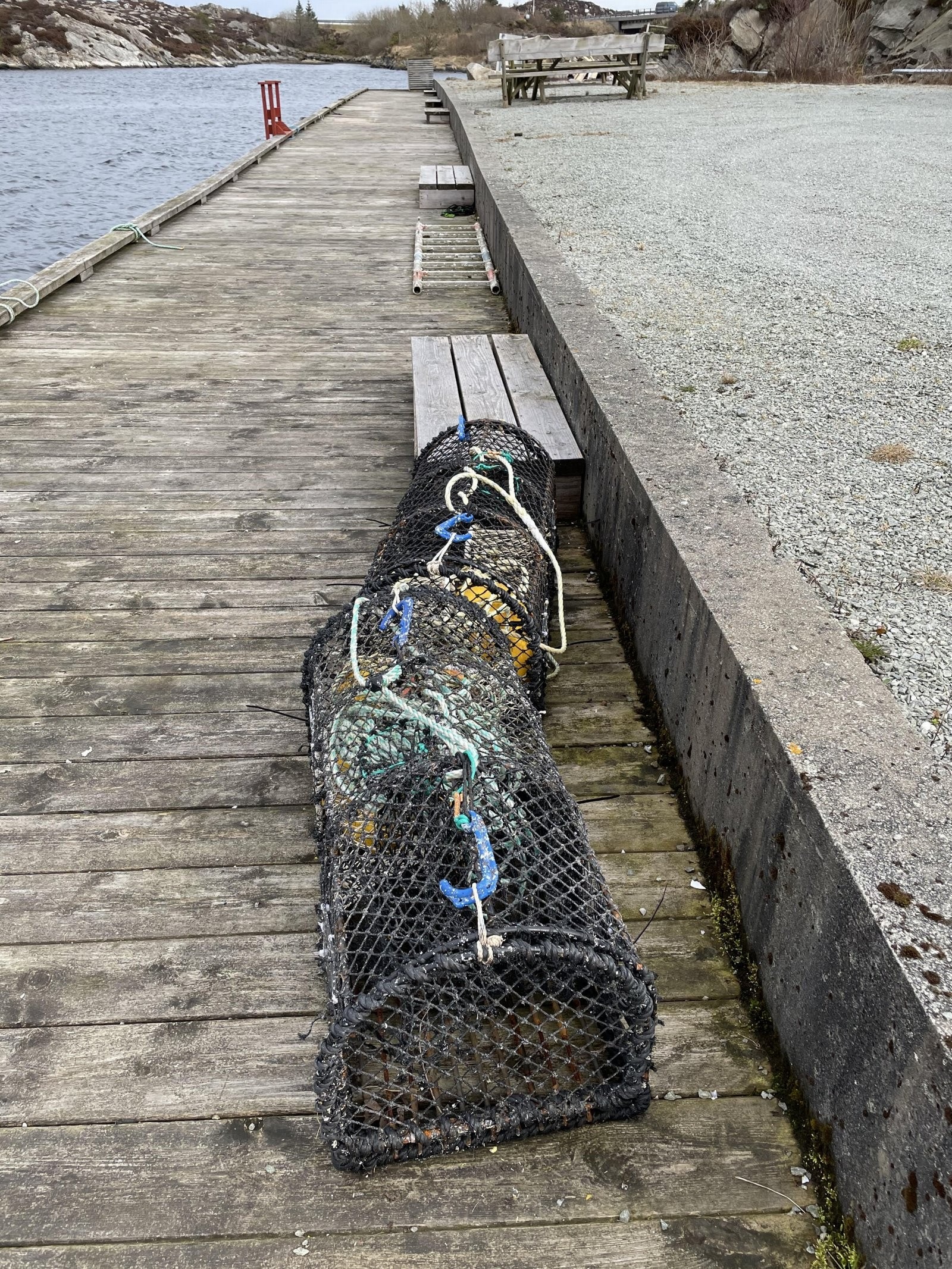 Brygge med sløyeplass Galleribilde