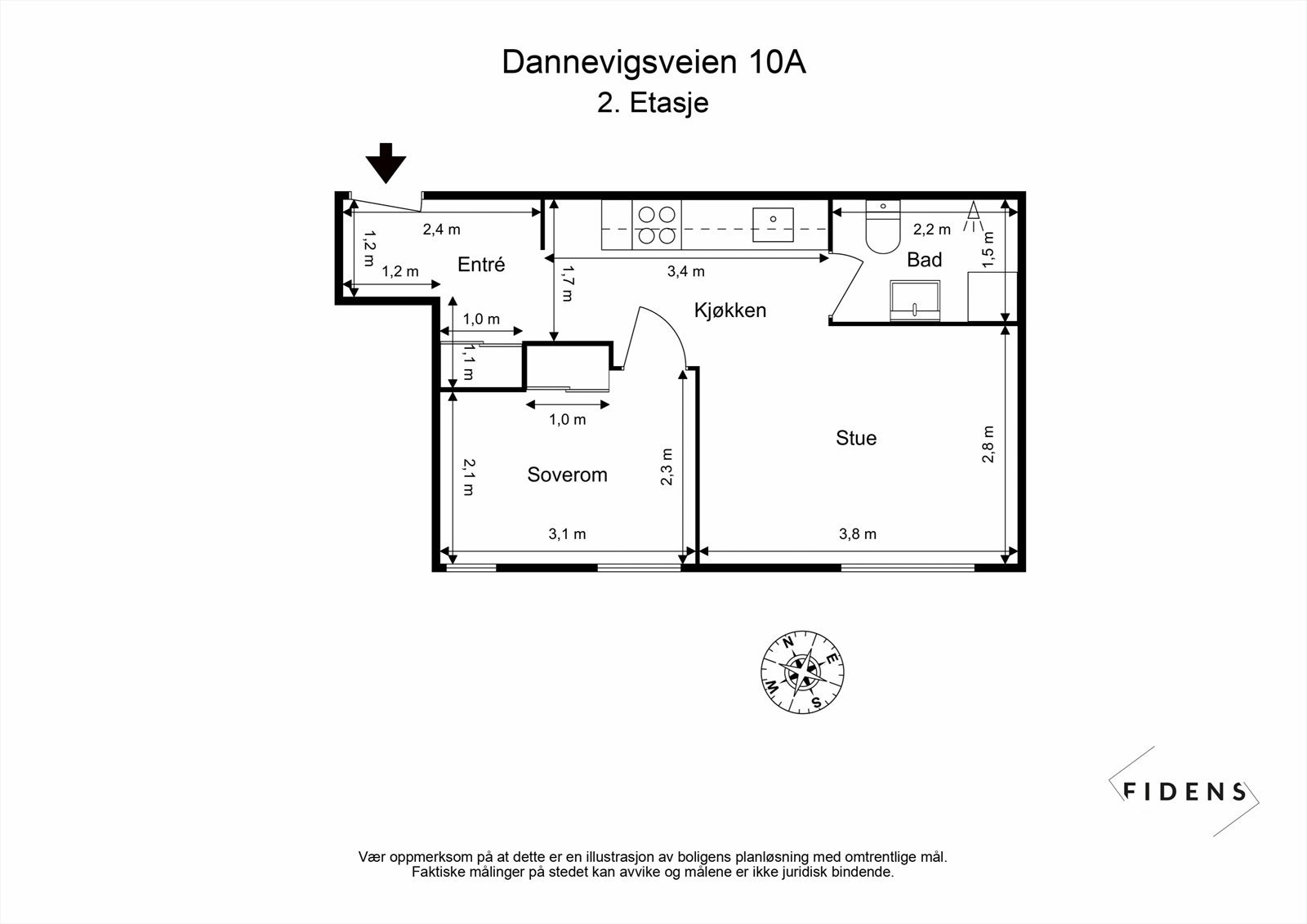 Plantegning Galleribilde