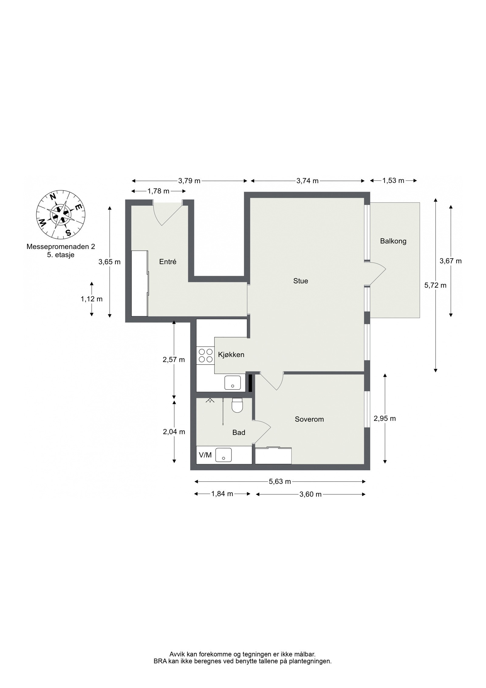 Plantegning Galleribilde