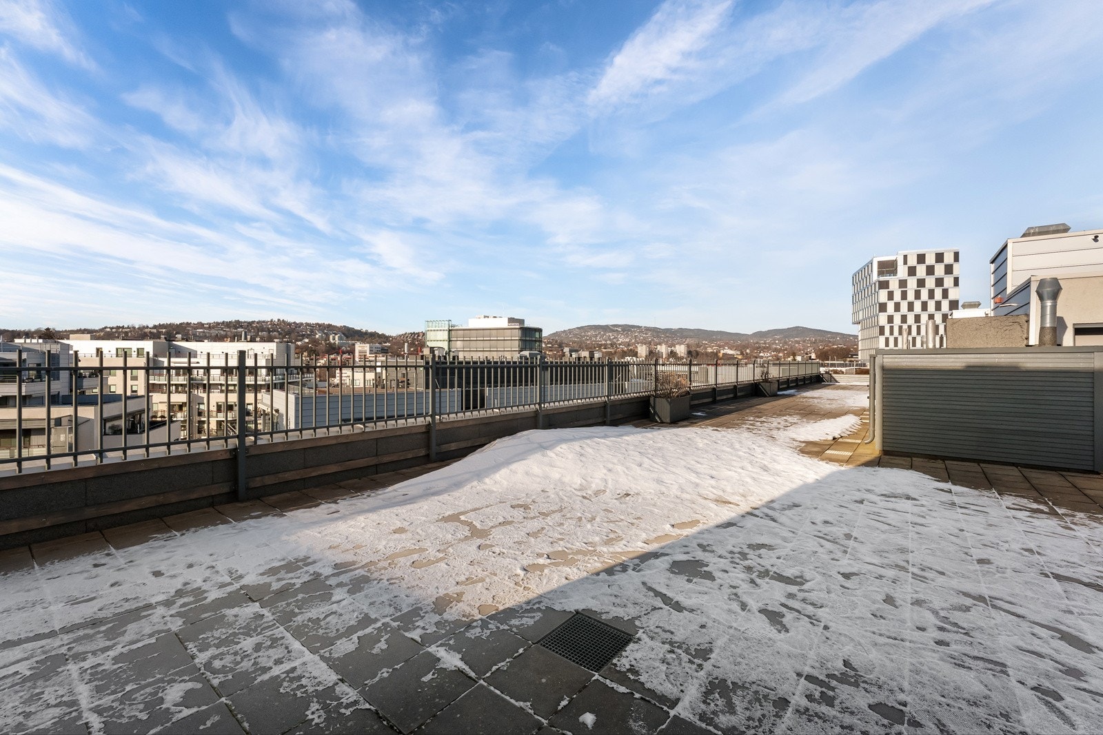 Det er også felles sykkelbod Galleribilde