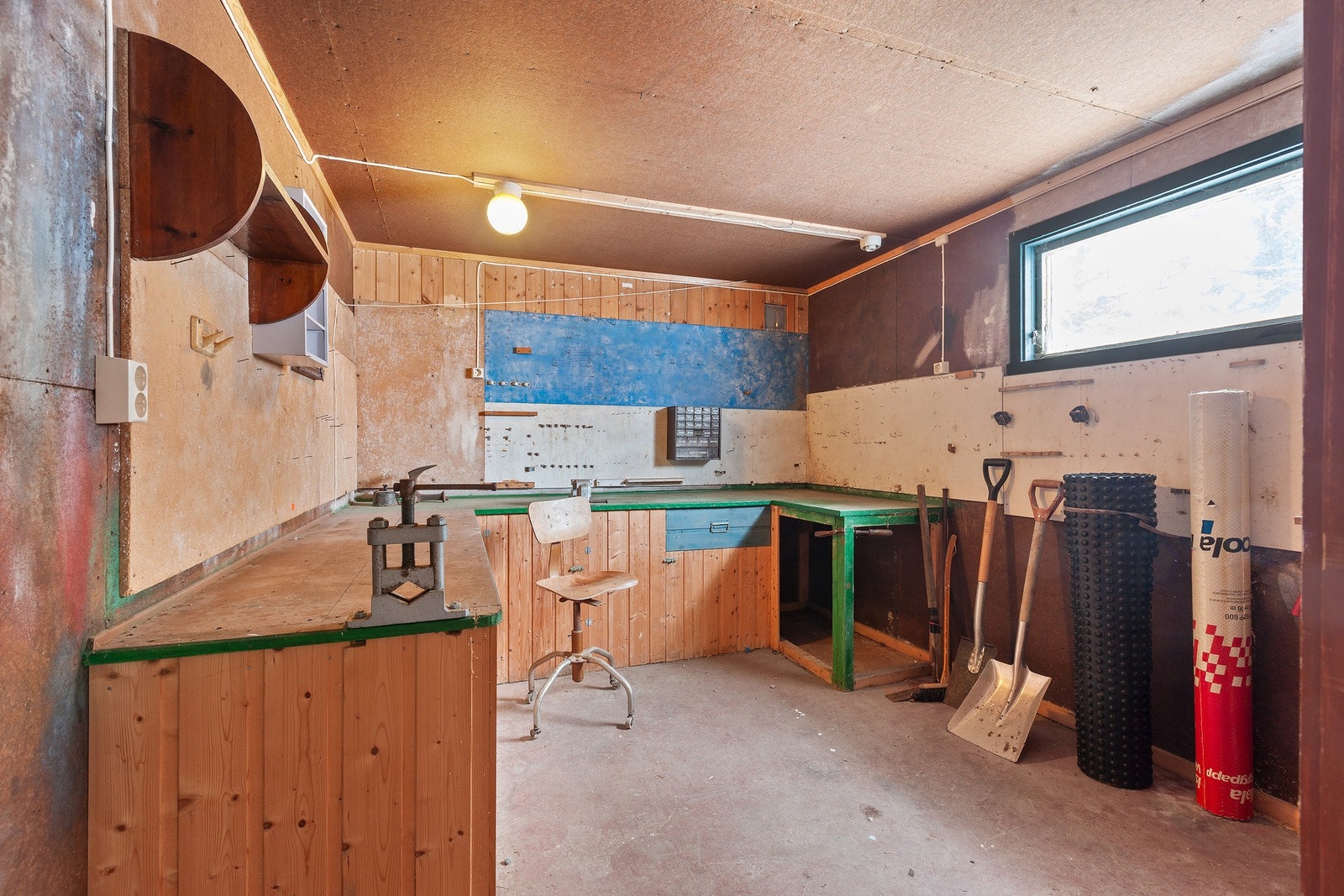 Hobbyrom i kjeller. Galleribilde