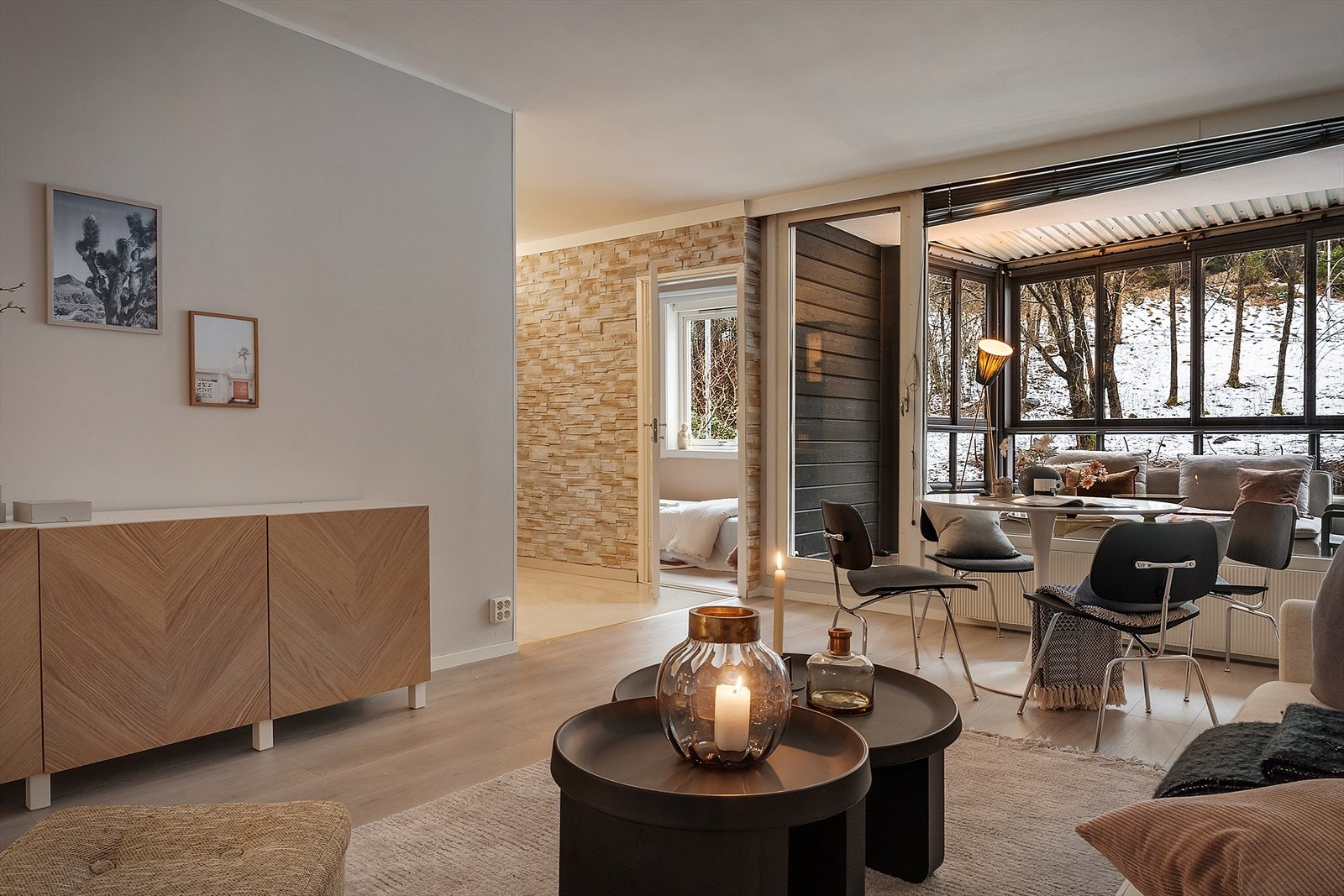 Med tilhørende innglasset balkong på 8,6m² Galleribilde