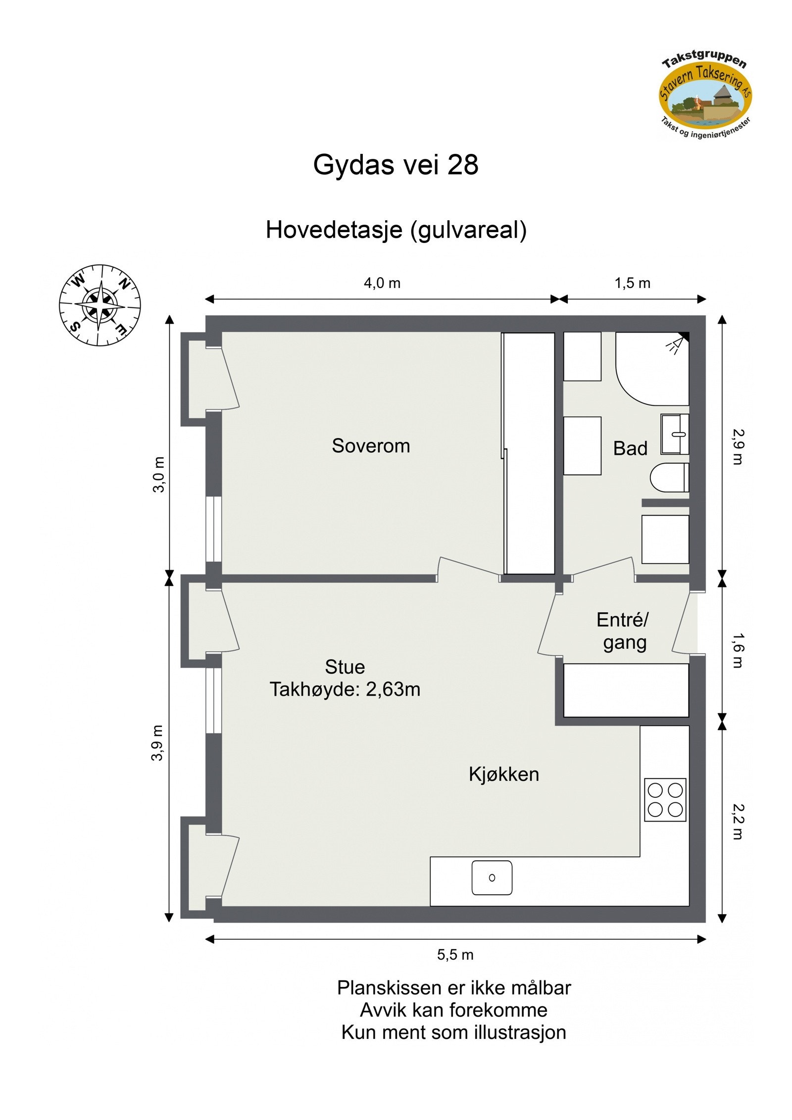 Plantegning. Galleribilde