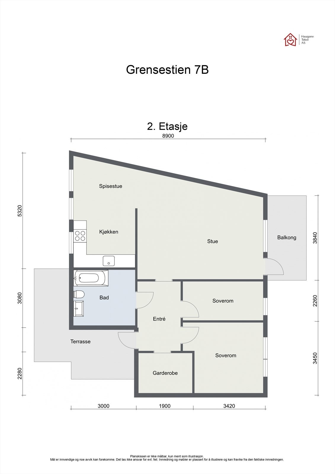 Plantegning Galleribilde