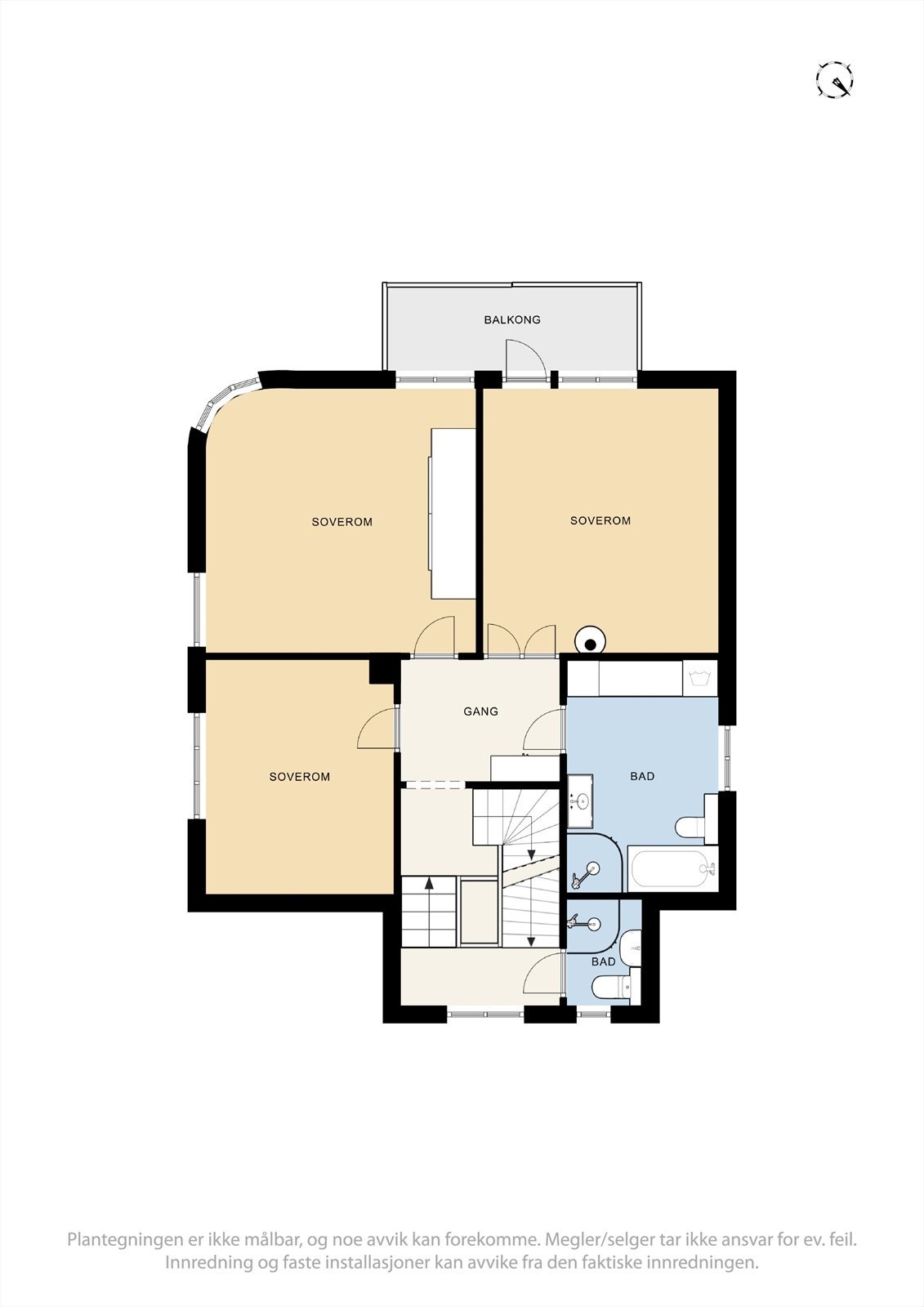 Plantegning 2. etasje. Galleribilde