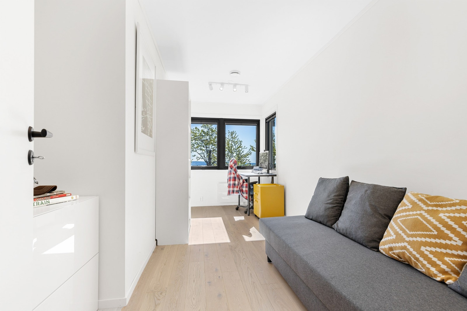 Boligens femte soverom er i underetasjen. Galleribilde