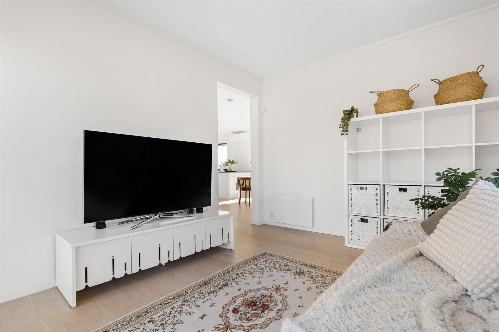 Videre finner vi TV-stua i 1. etasje. Galleribilde