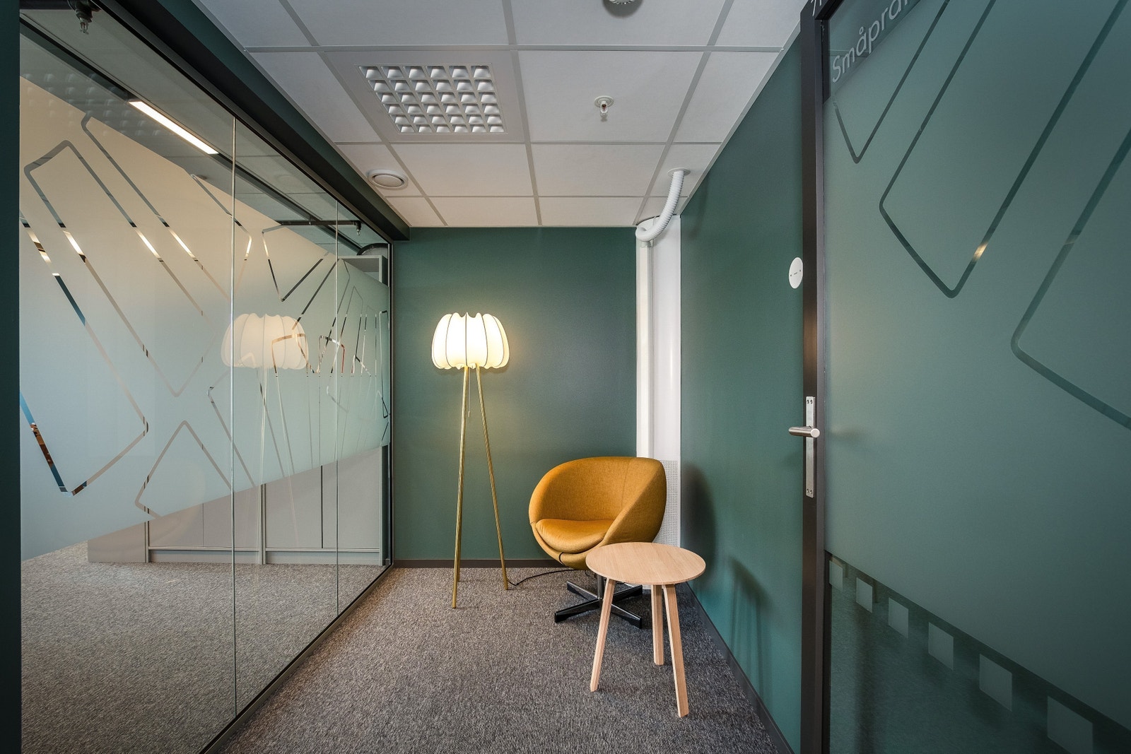 eksempel på innredet areal. Galleribilde