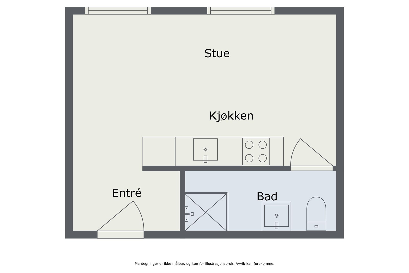 Plantegning Galleribilde