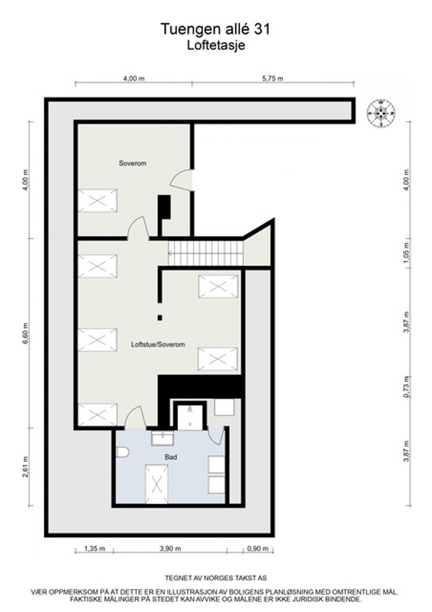 Planteging loftsetasje Galleribilde