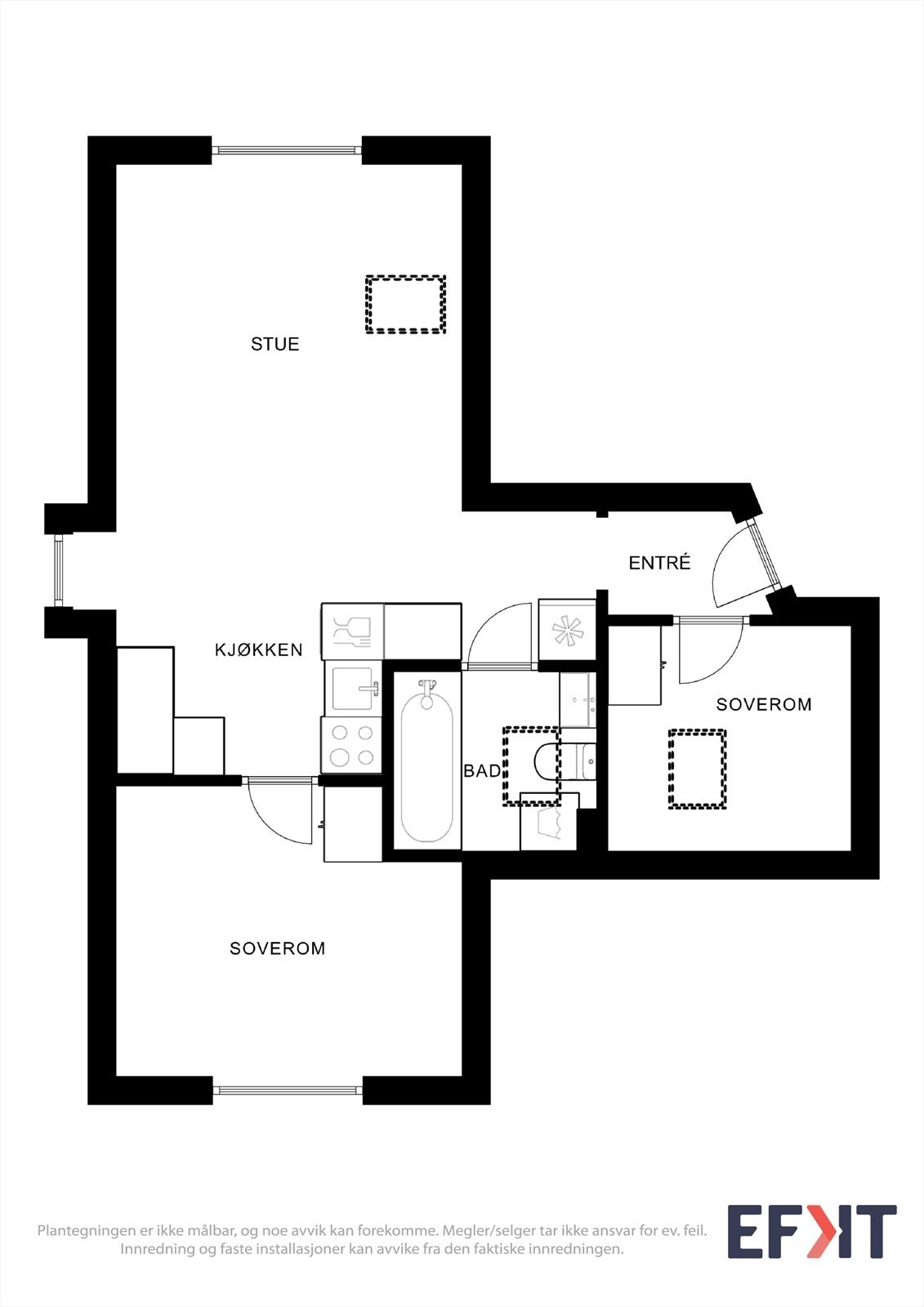 Plantegning Galleribilde