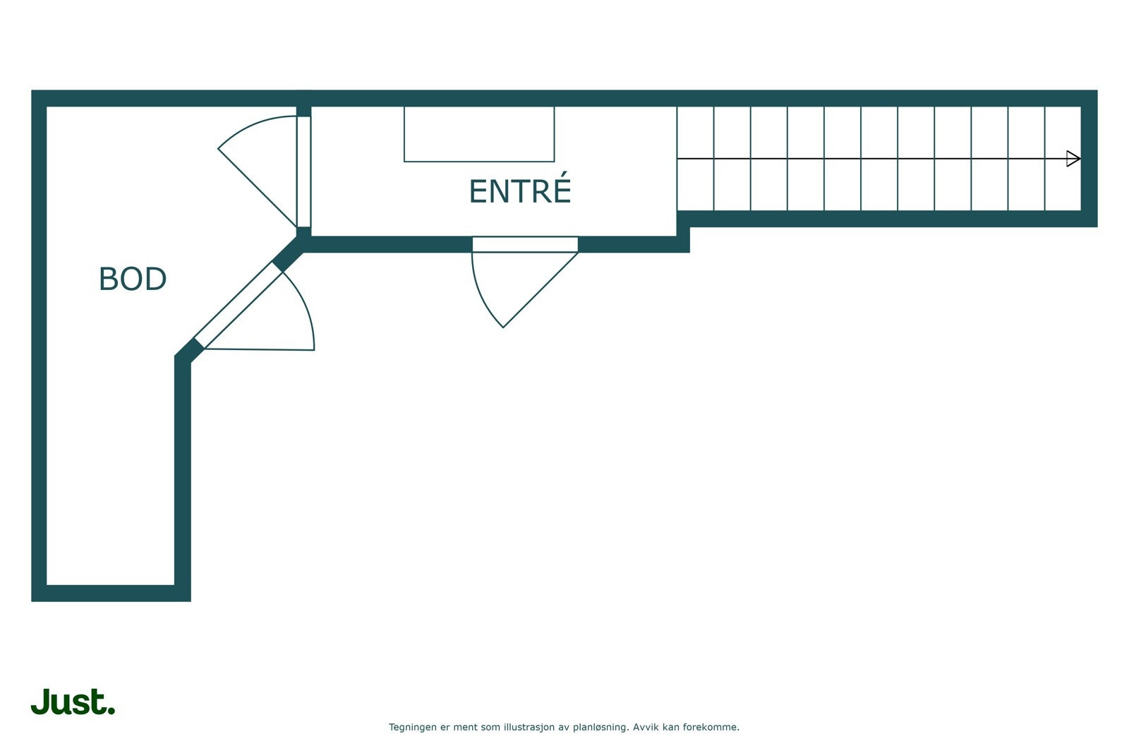 Planskisse 1. etasje. Galleribilde