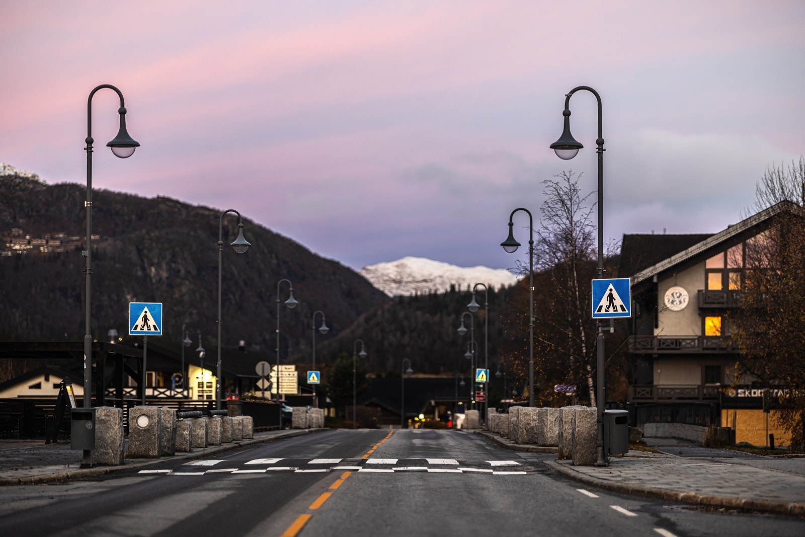 Hemsedal har et sentrum som stadig er under utvikling. Galleribilde