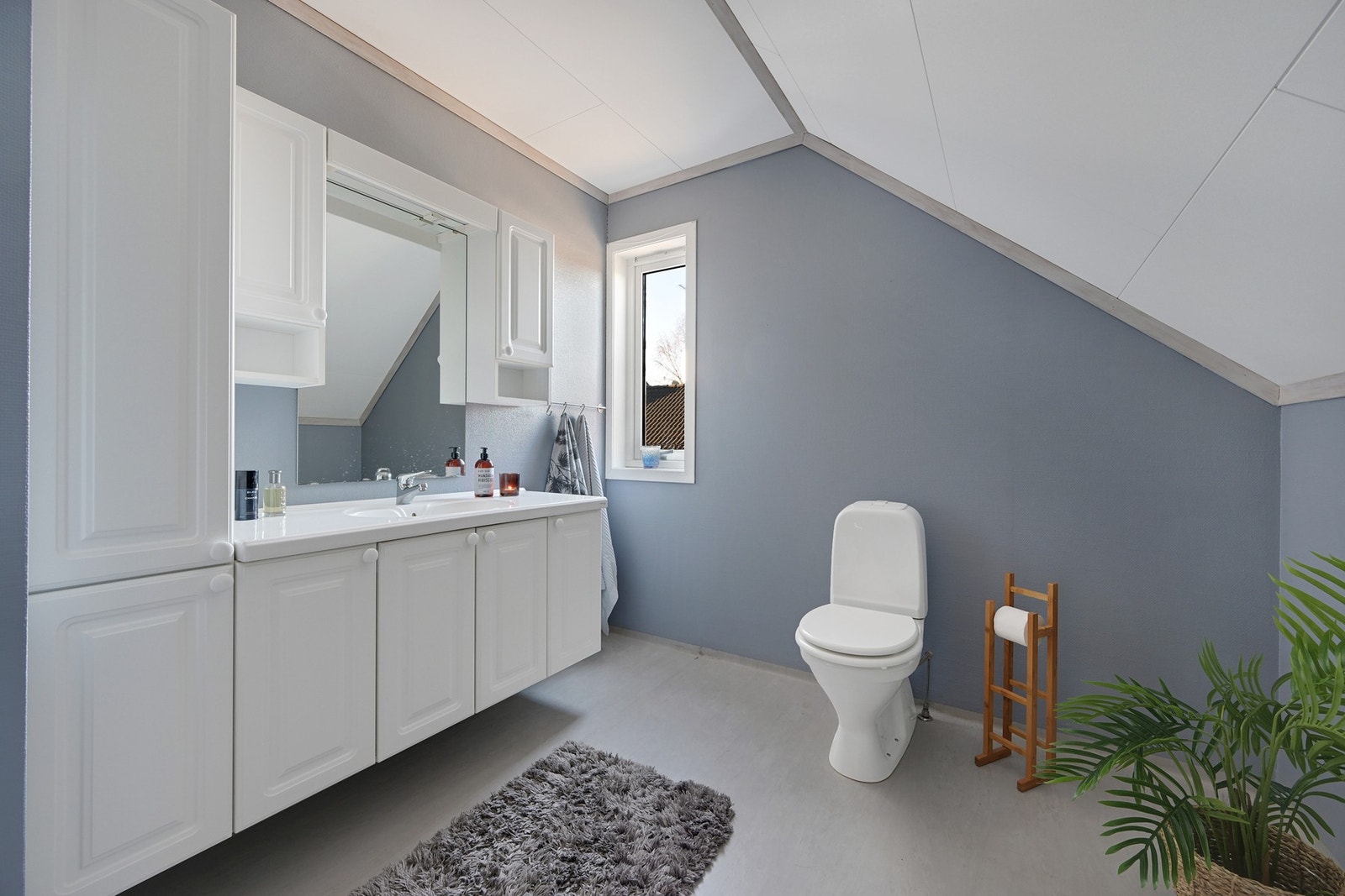 Badet ligger i 2. etasje Galleribilde