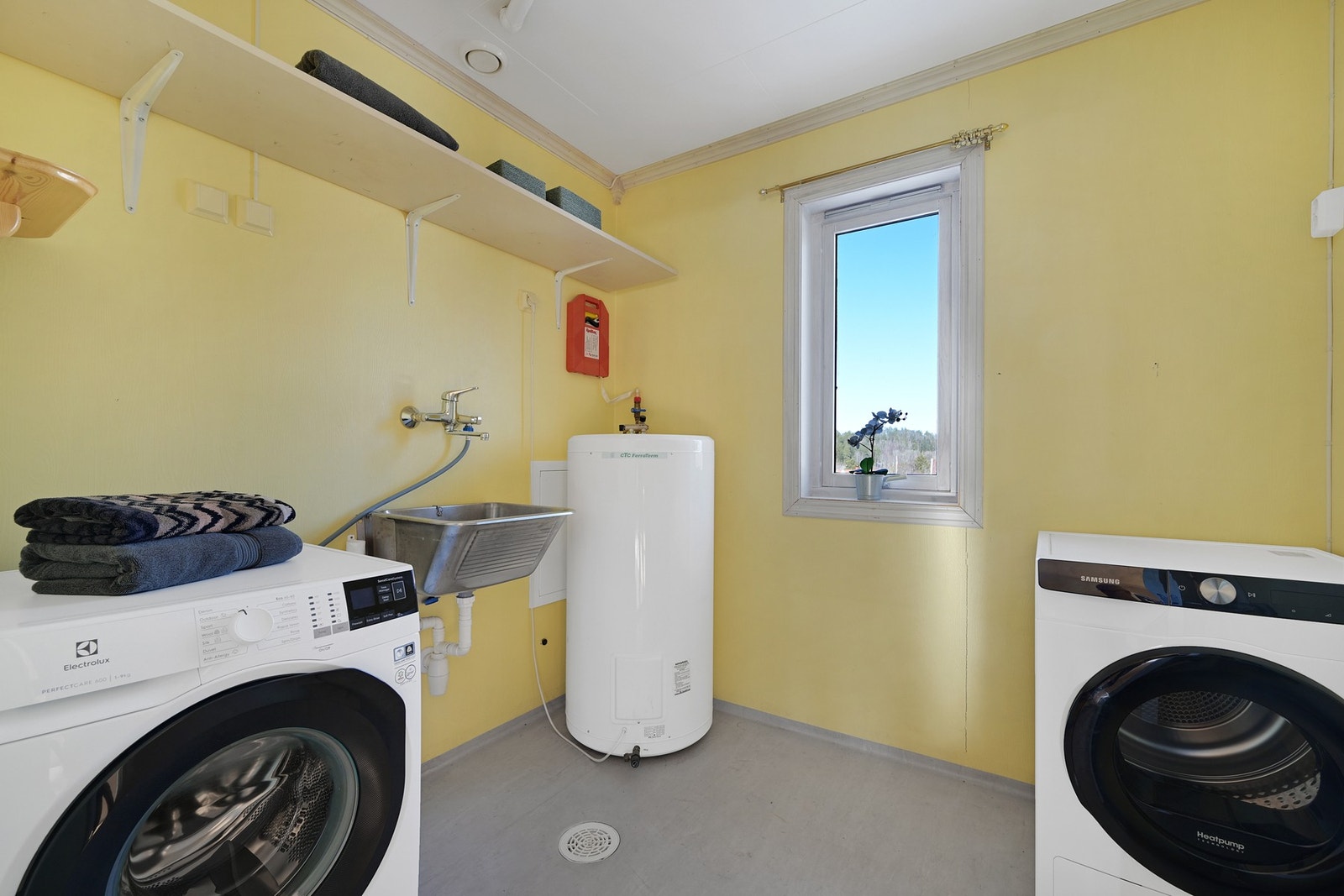 I første etasje finner vi vaskerommet Galleribilde