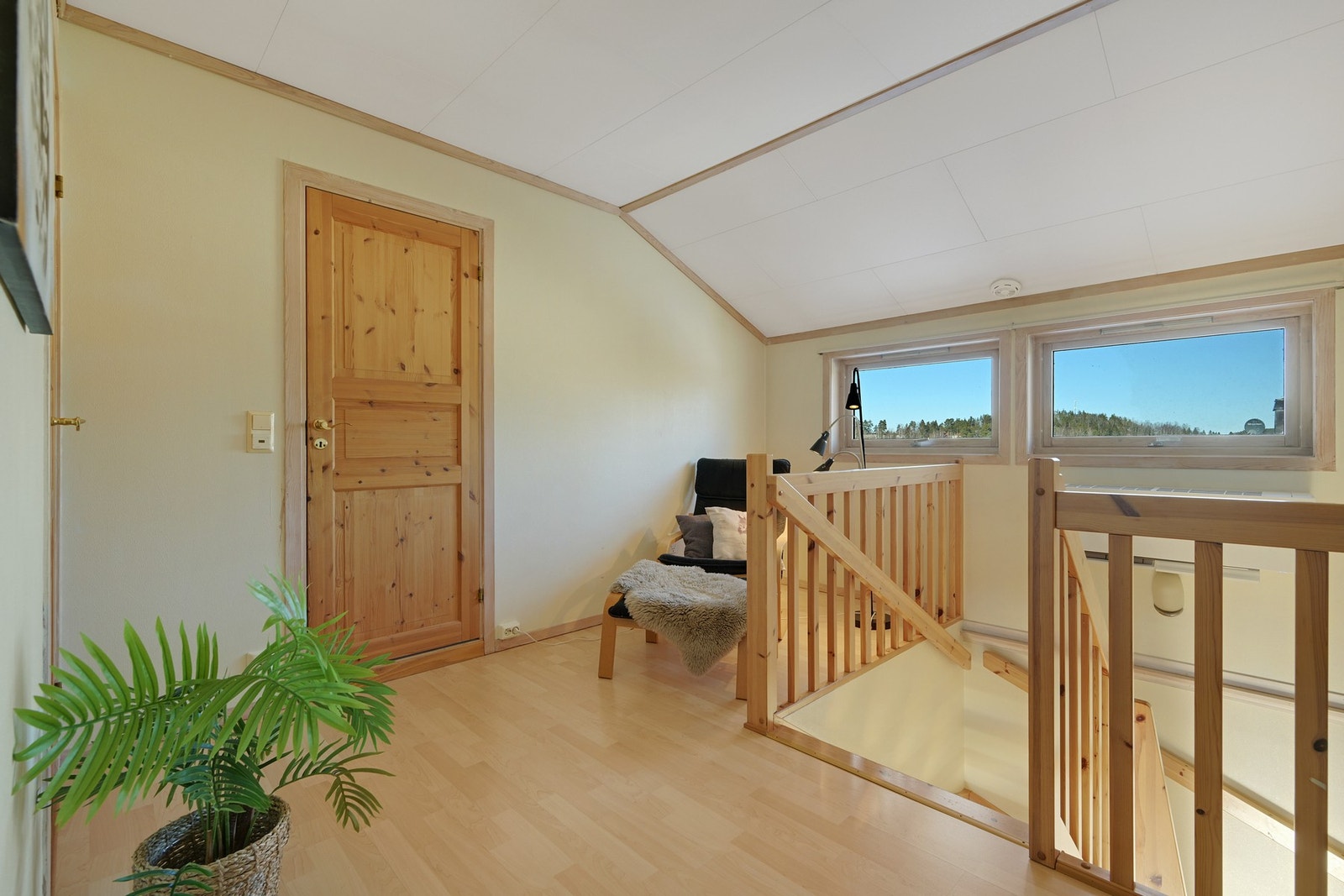 Gangen i 2. etasje kan også brukes til en liten loftstue Galleribilde