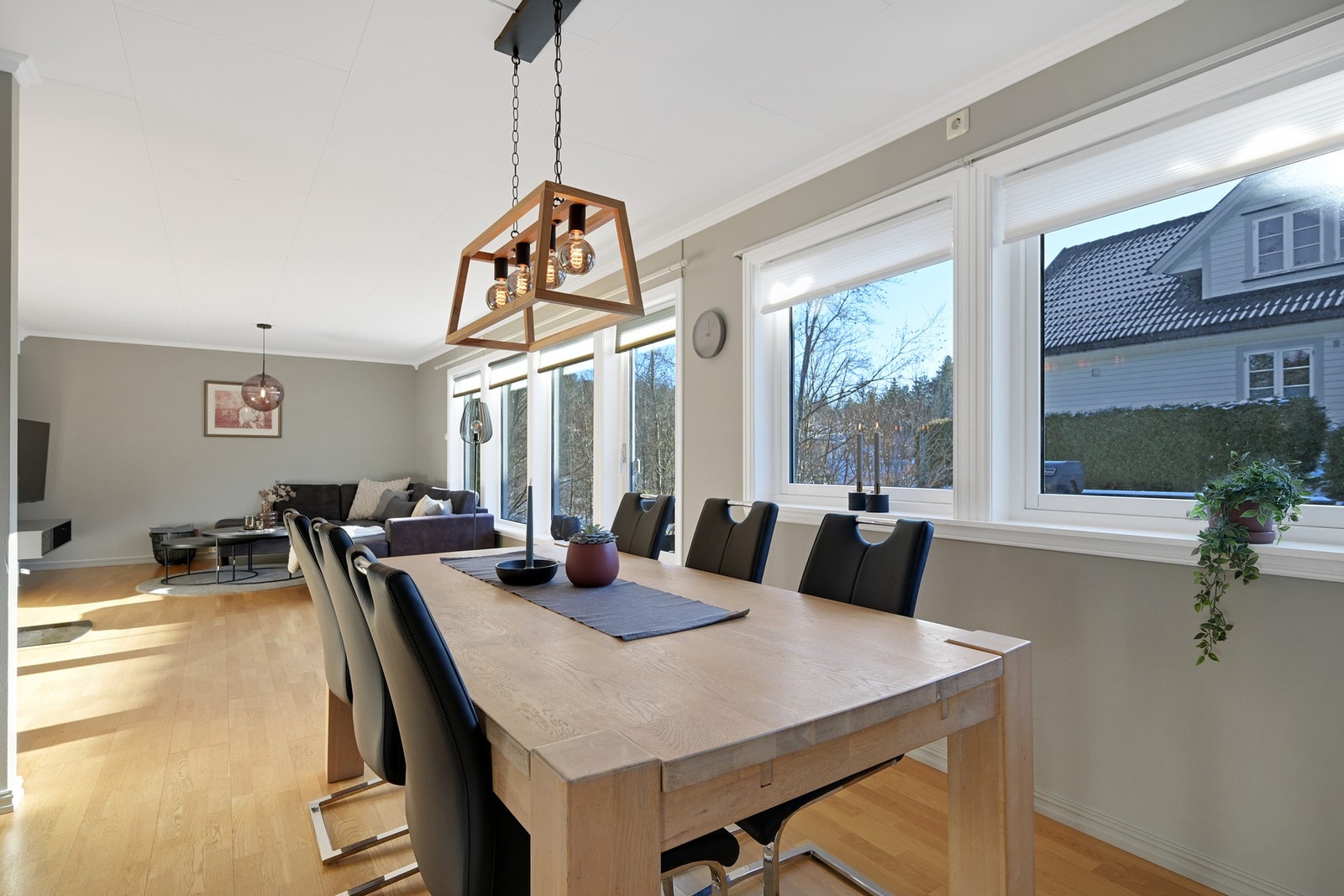 Plass til stort spisebord Galleribilde