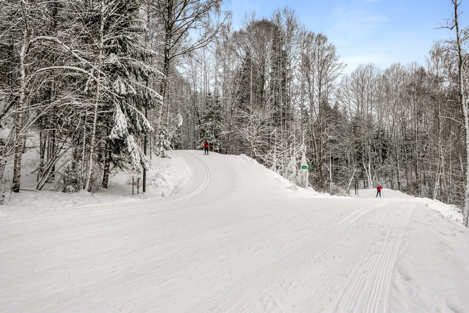 Perfekte skiløyper i Østmarka rett utenfor dørstokken. Galleribilde