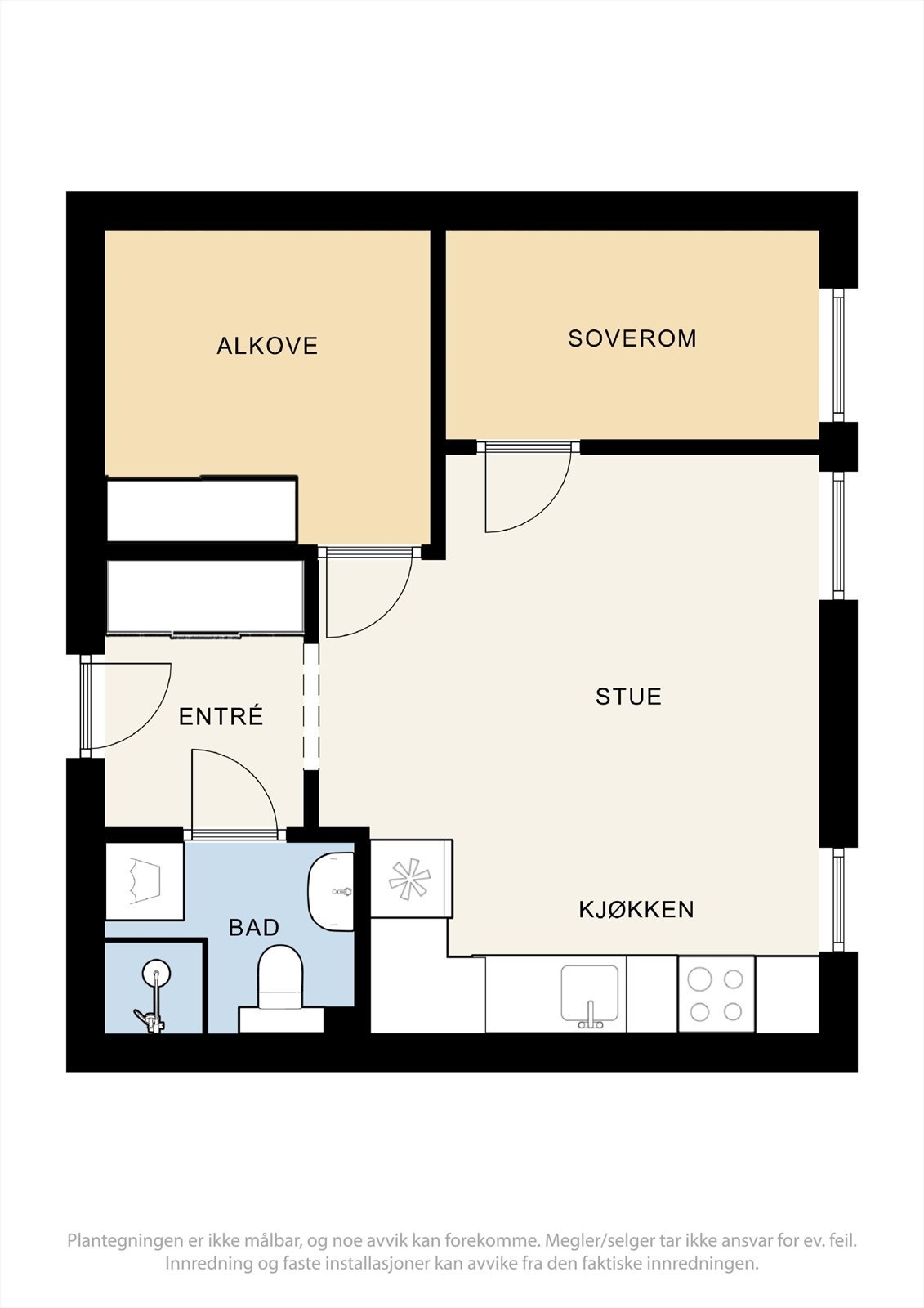 Plantegning av boligen Galleribilde