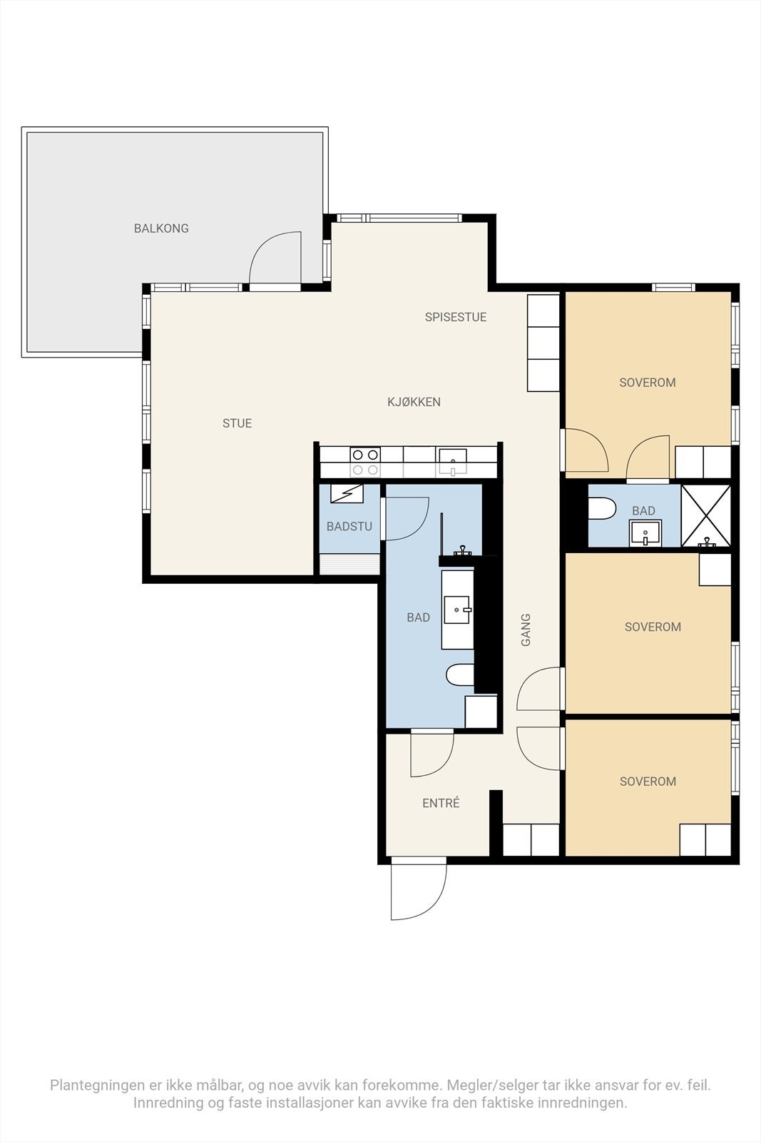 Plantegning 7. etasje Galleribilde