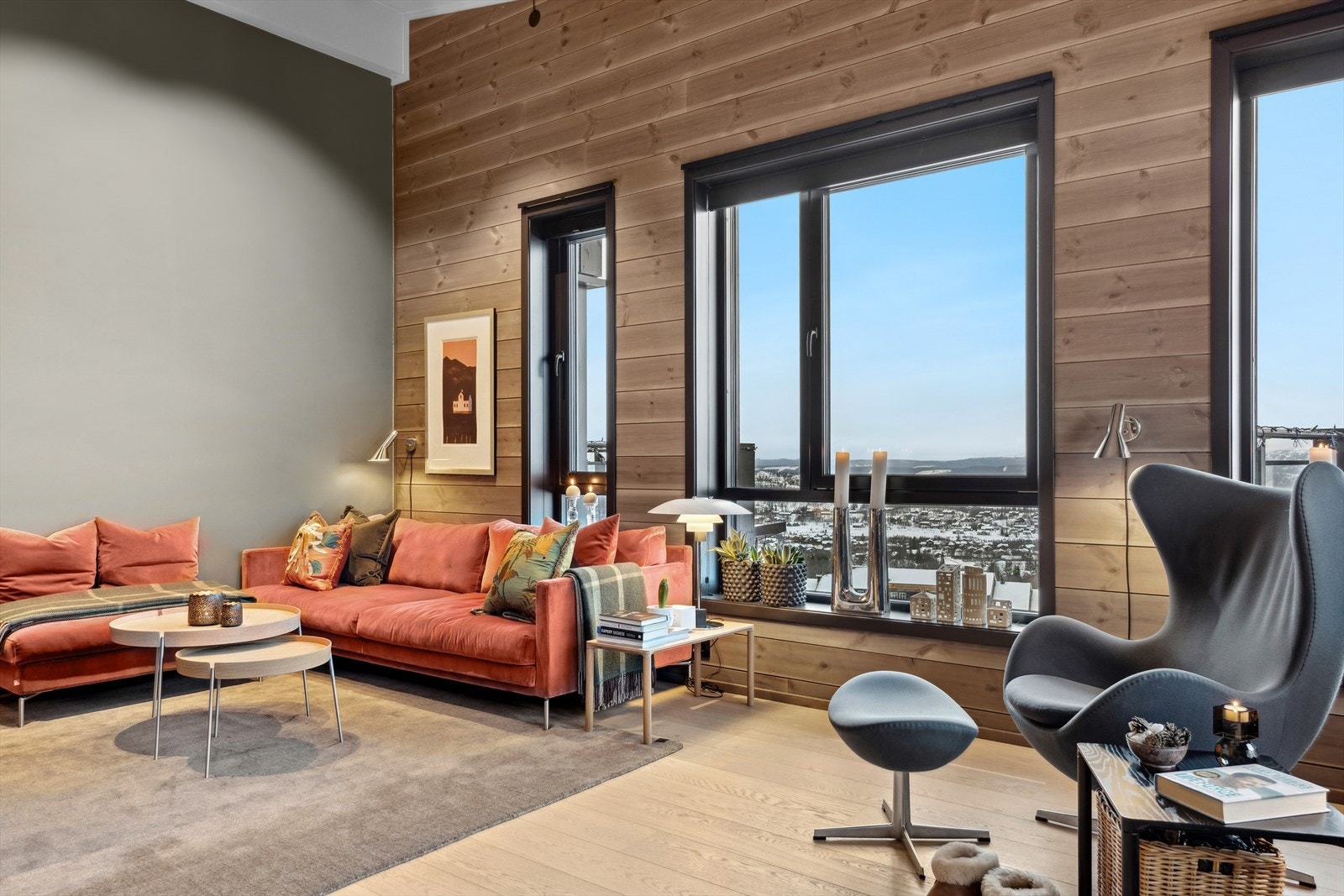 Etter en lang tur i skisporet eller til fjells, er det alle muligheter for å trekke seg tilbake og slappe helt av. Galleribilde