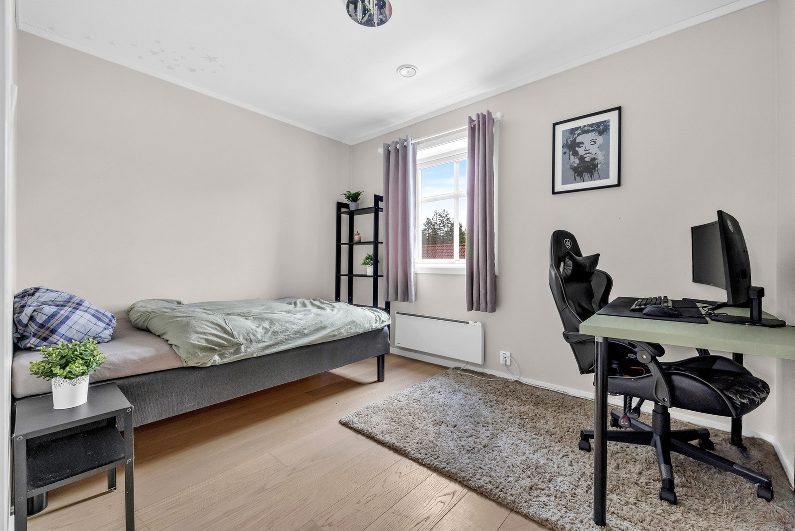 Soverom 3 er også av god størrelse. Galleribilde