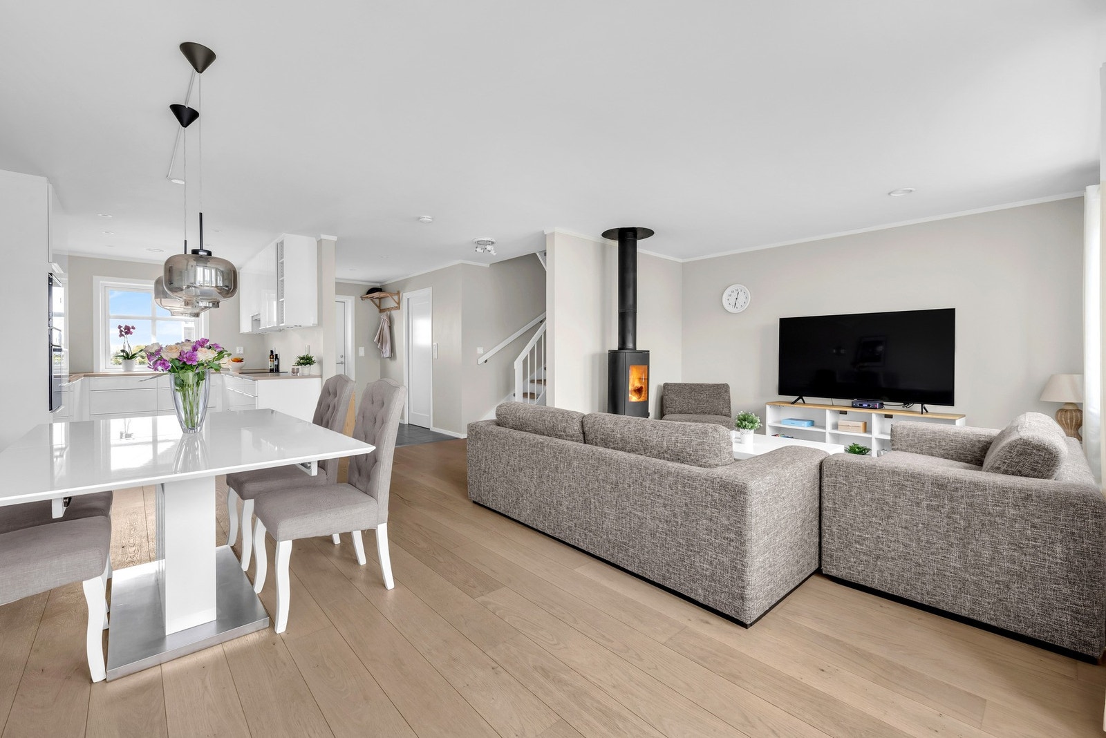 En praktisk og fin, åpen løsning. Galleribilde