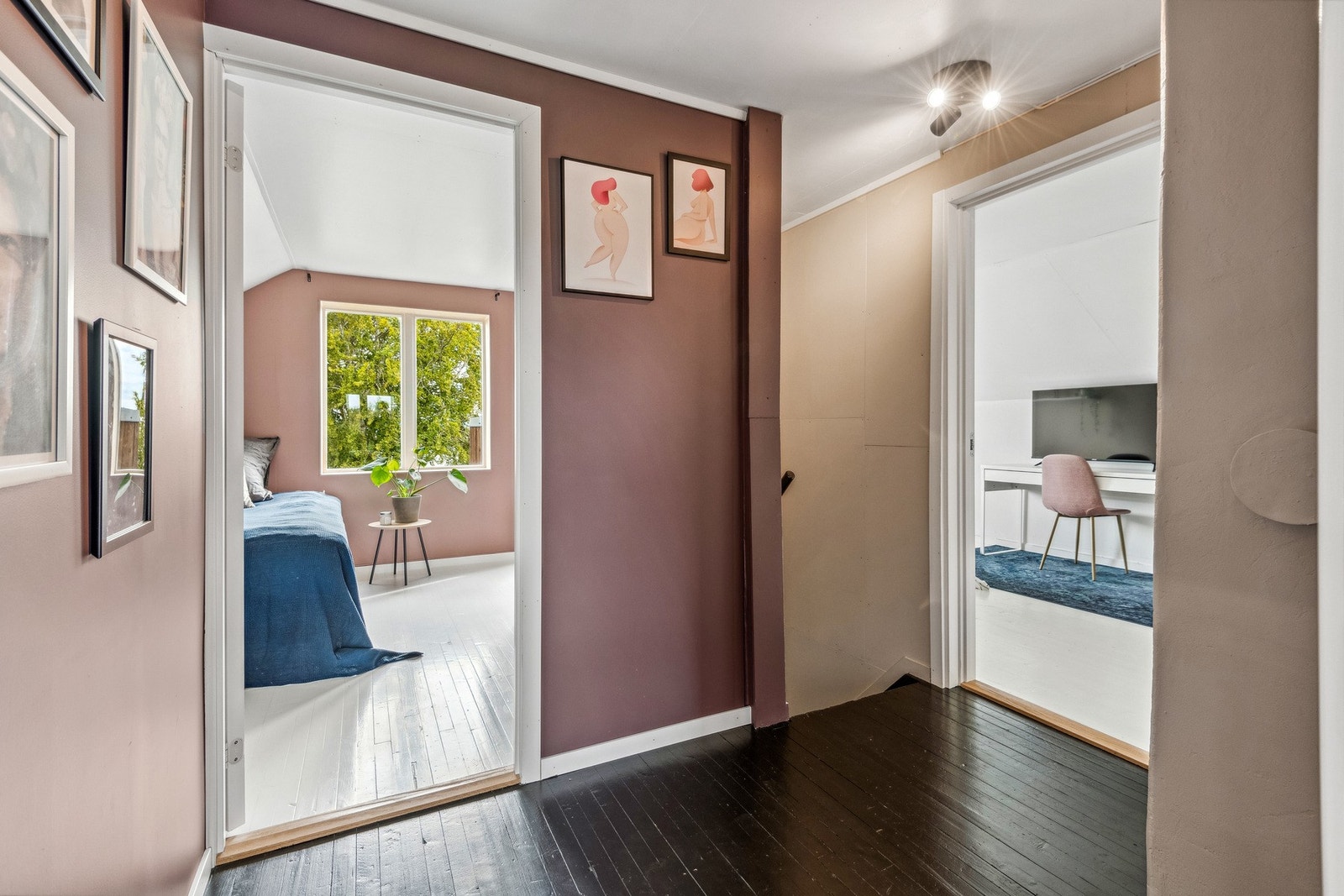 Andre etasjen har totalt tre soverom. Galleribilde