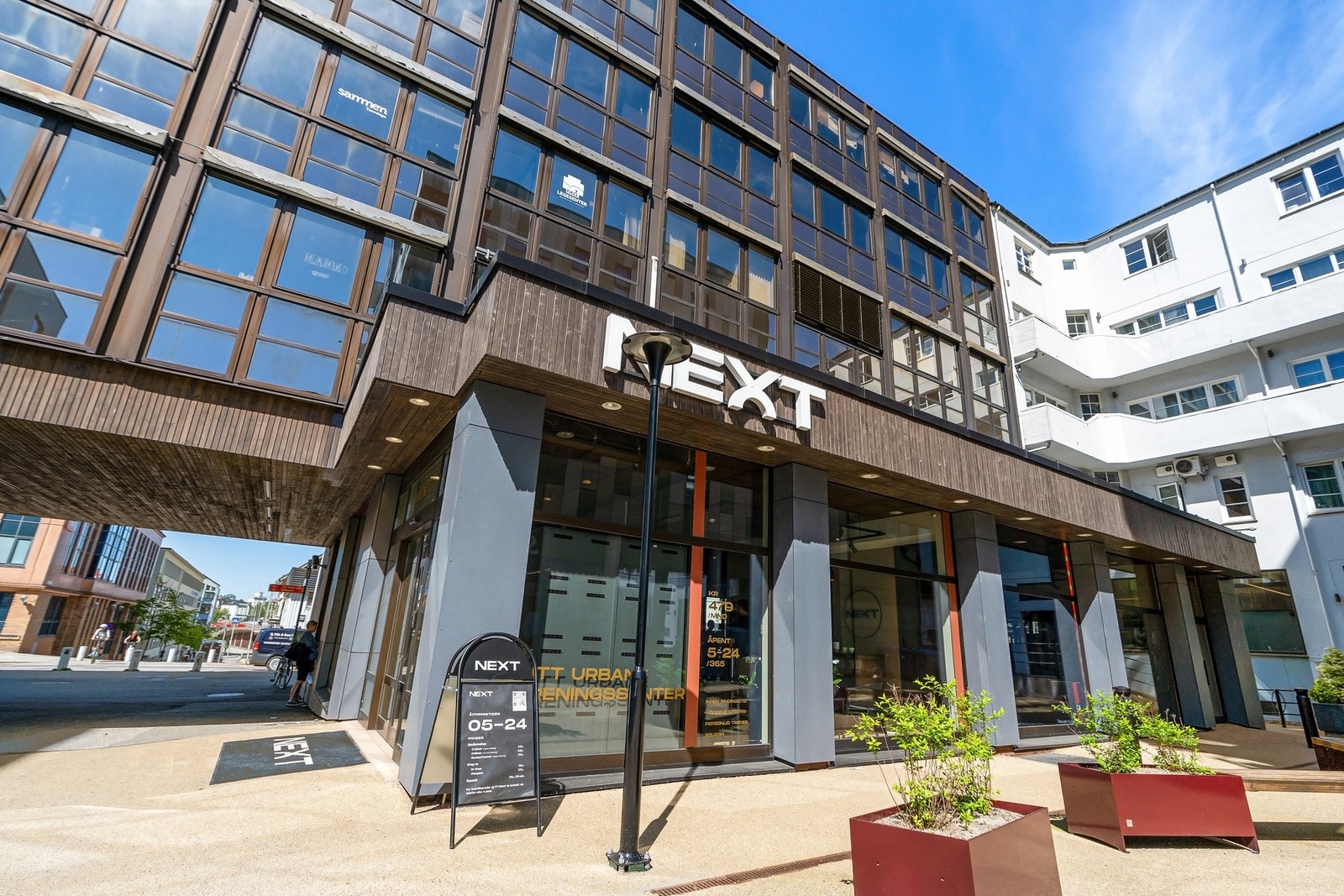 Foretrekker man innendørs trening er det under en fem minutters spasertur til nærmeste treningssenter Galleribilde